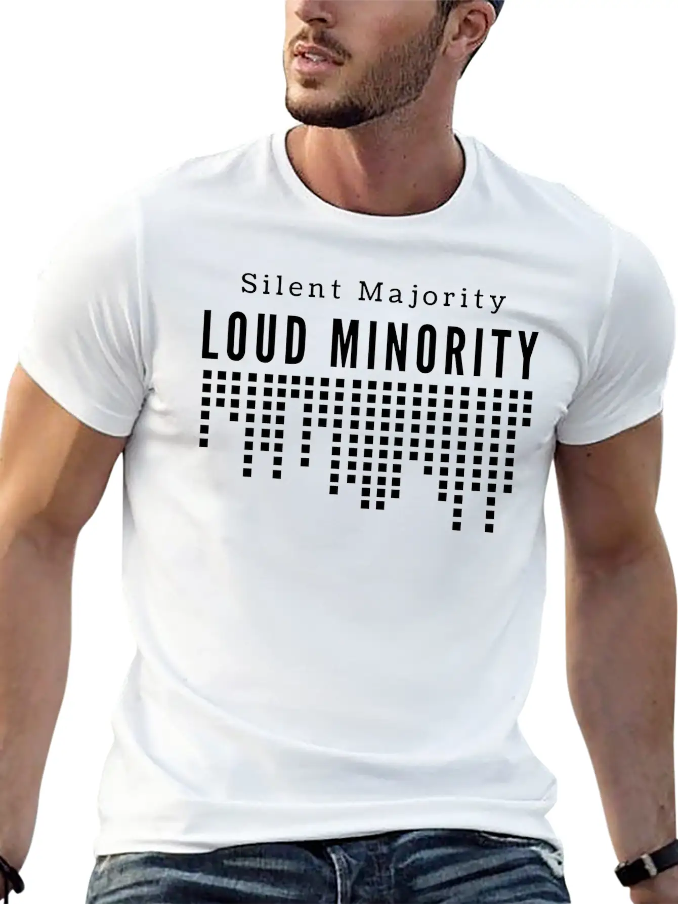 Oligarchy Silent Majority Loud Minority Stylish Everyday T-Shirt – Unisex Basic Cotton Tee