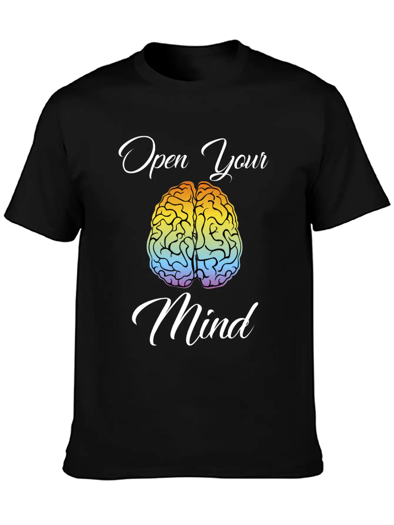 Open Your Mind, Be Creative, Right Mindset Stylish Everyday T-Shirt – Unisex Basic Cotton Tee