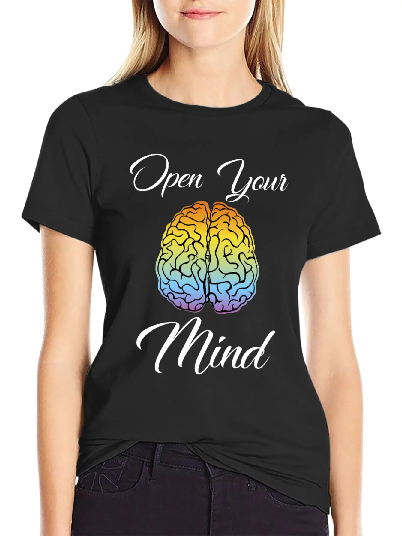Open Your Mind, Be Creative, Right Mindset Stylish Everyday T-Shirt – Unisex Basic Cotton Tee