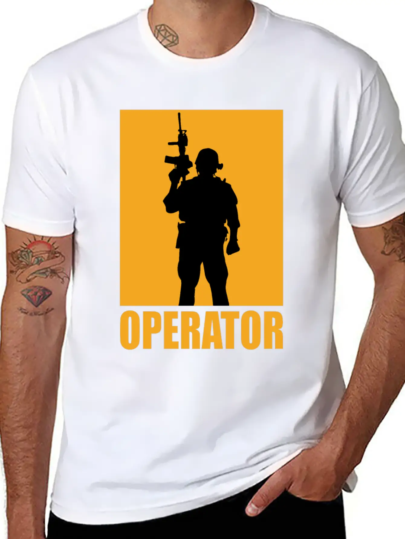 Operator Design Unisex Cotton Tee – Relaxed Fit For Any Occasion
