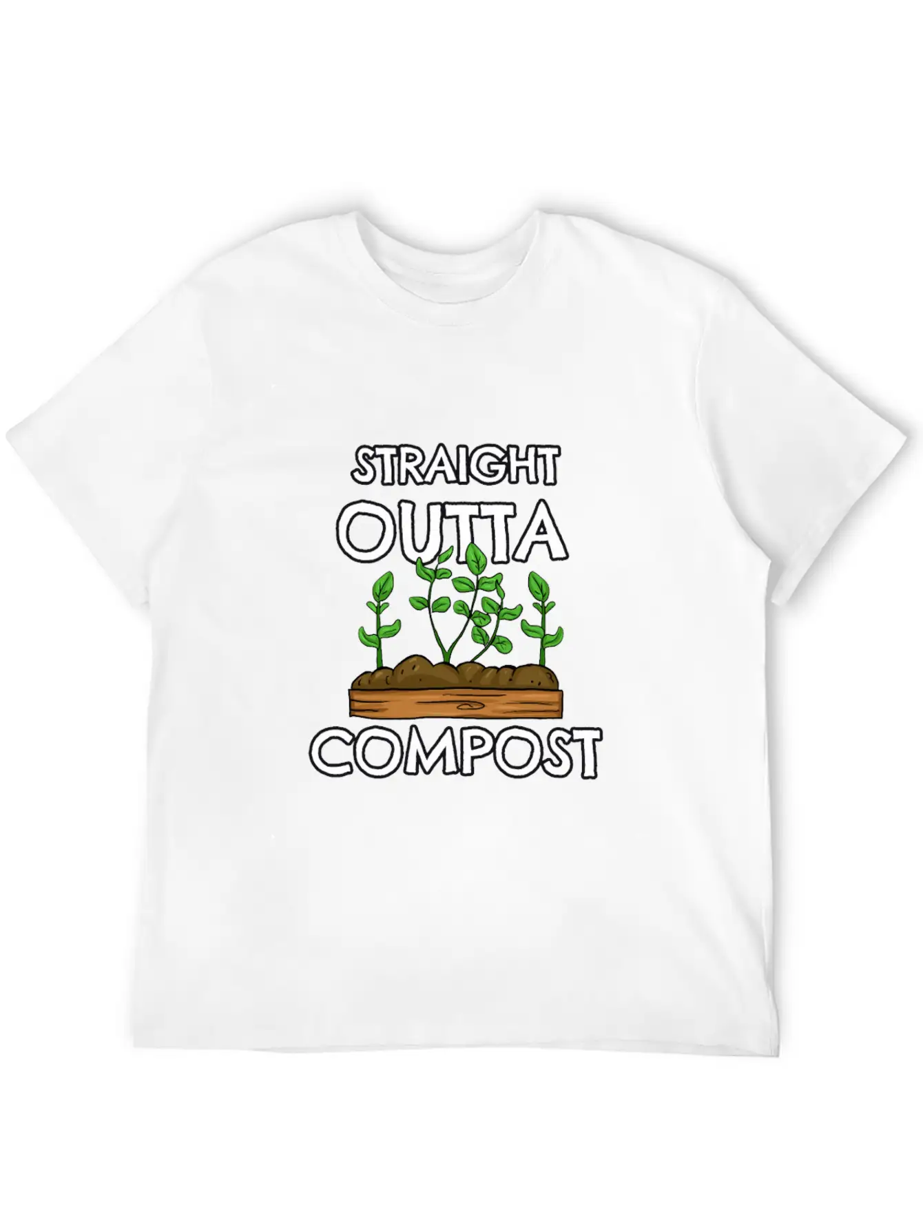 Organic Farming Composting Relaxed Everyday Tee – Lightweight And Durable Cotton
