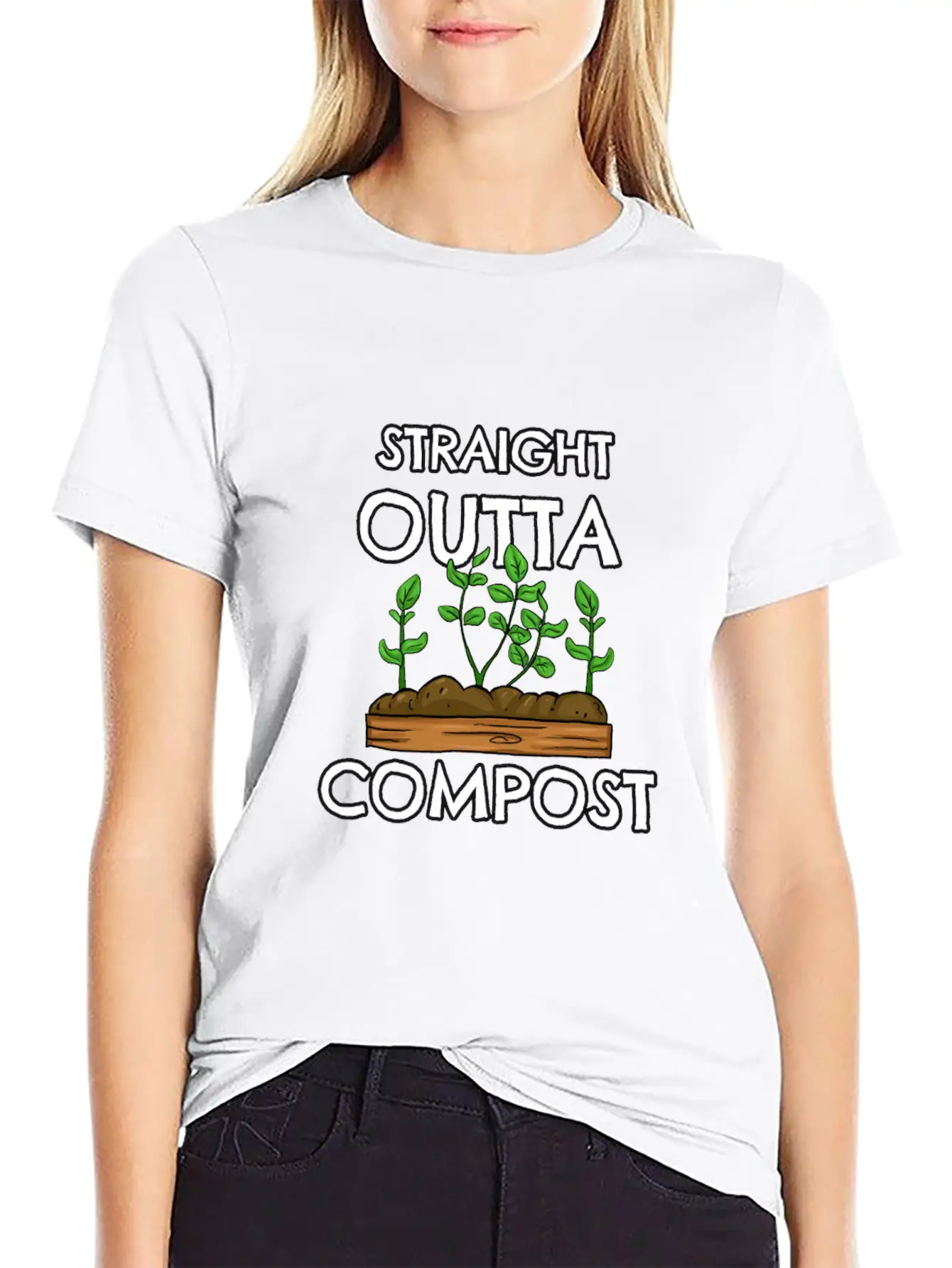 Organic Farming Composting Relaxed Everyday Tee – Lightweight And Durable Cotton