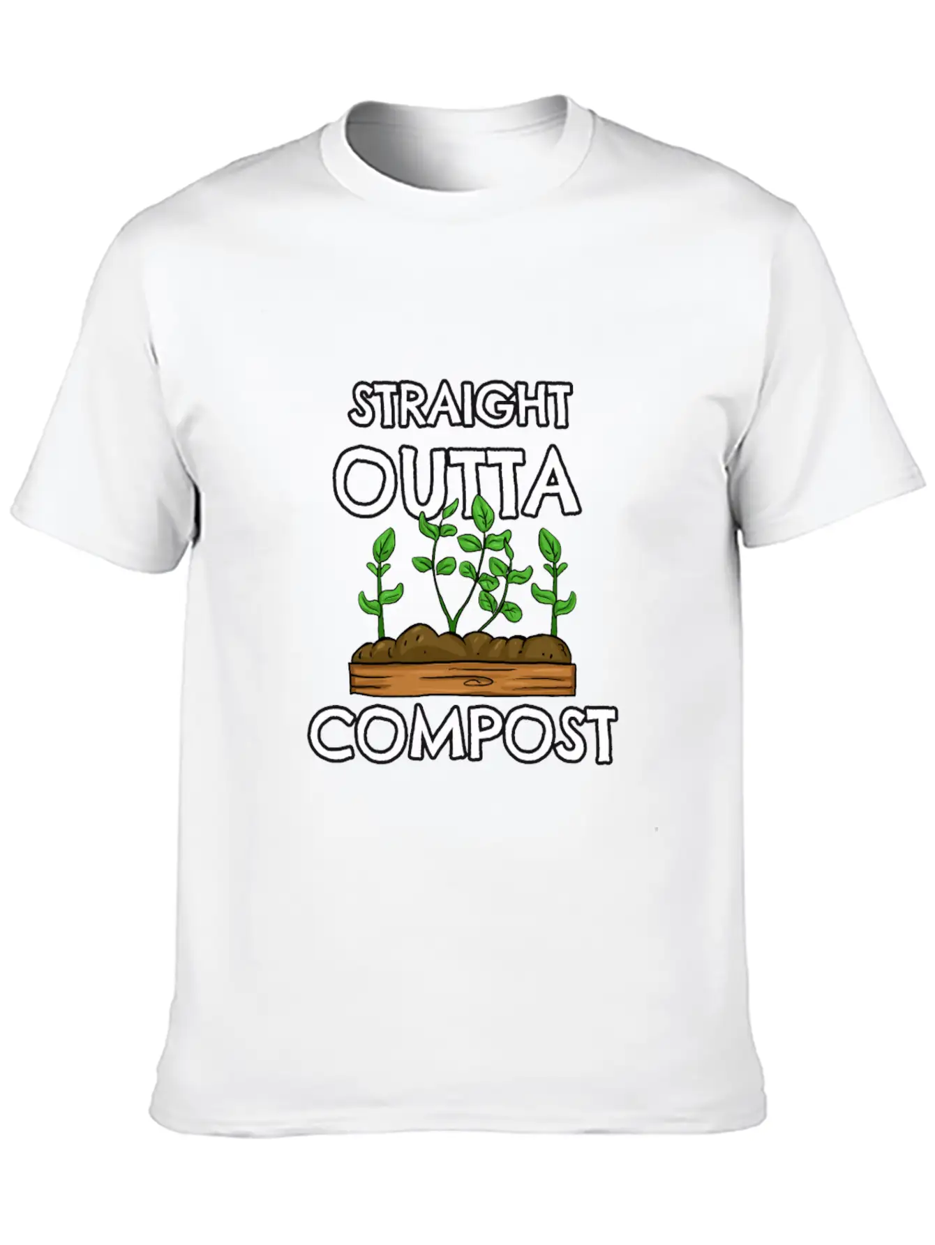 Organic Farming Composting Relaxed Everyday Tee – Lightweight And Durable Cotton