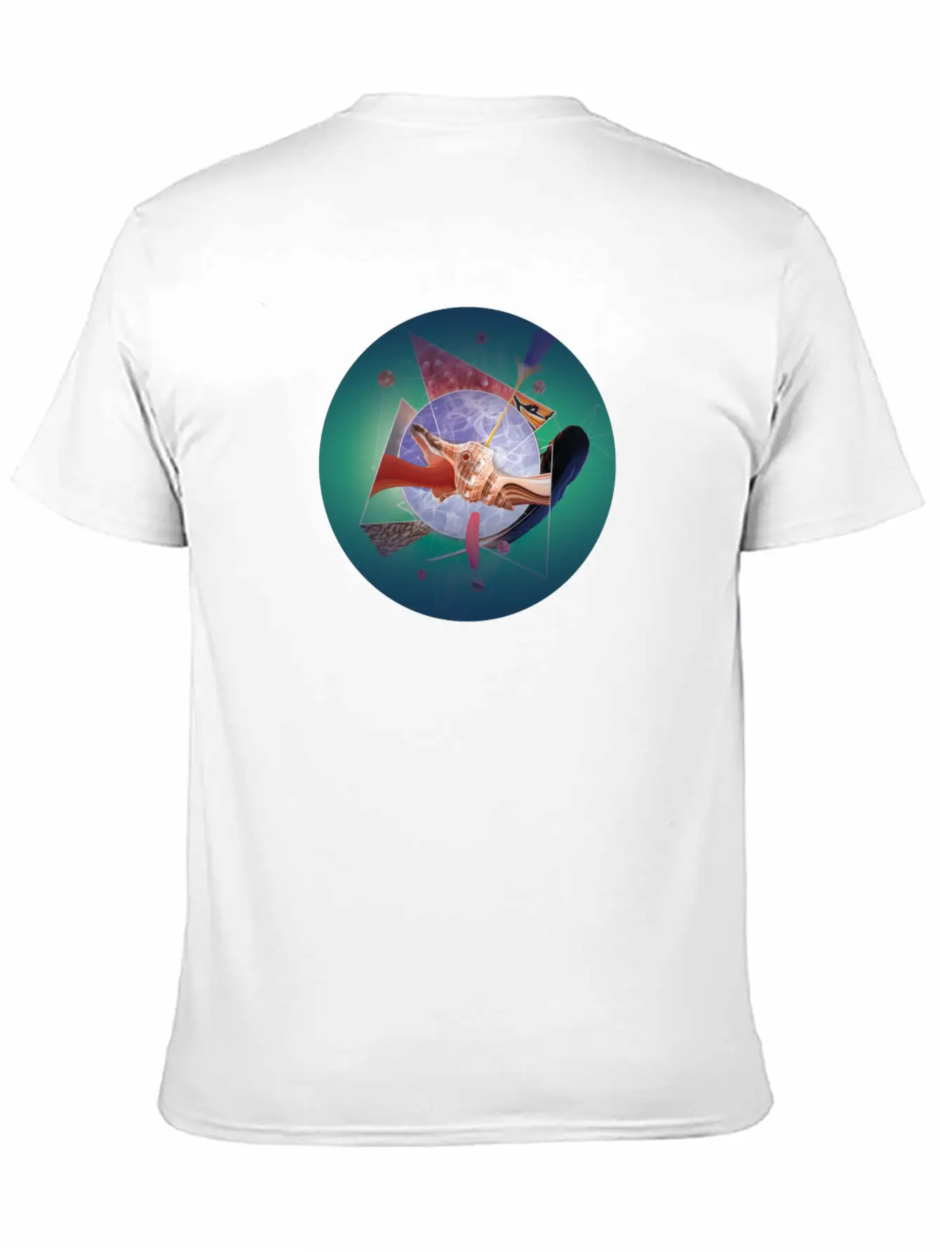 Organic Network Composition Stylish Everyday T-Shirt – Unisex Basic Cotton Tee