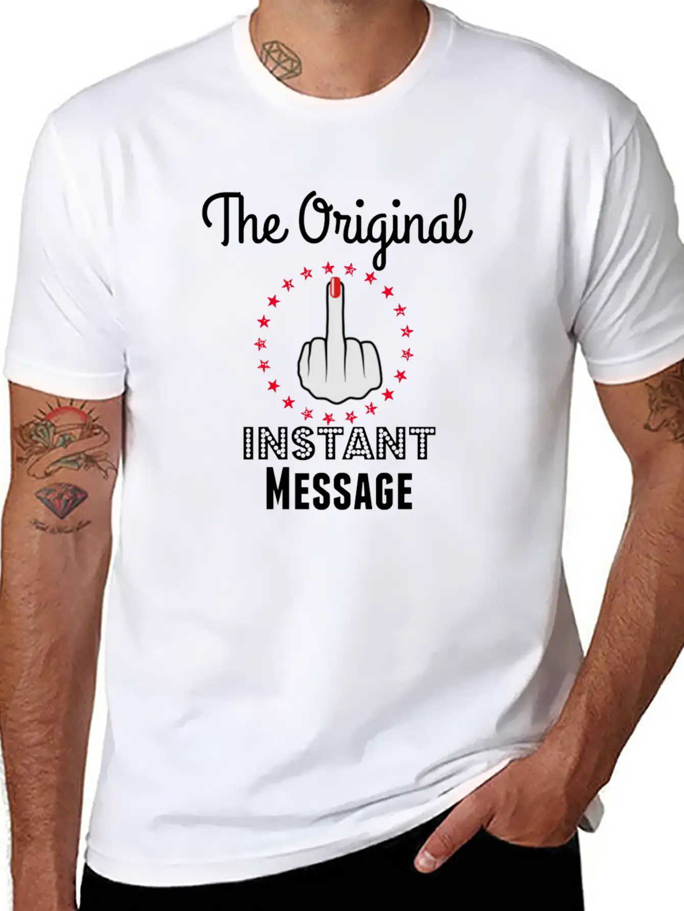 Original Instant Message Stylish Everyday T-Shirt – Unisex Basic Cotton Tee