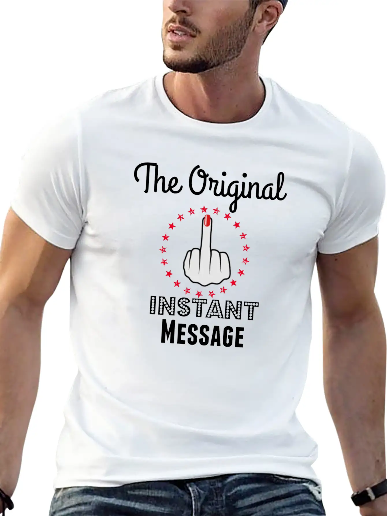 Original Instant Message Stylish Everyday T-Shirt – Unisex Basic Cotton Tee