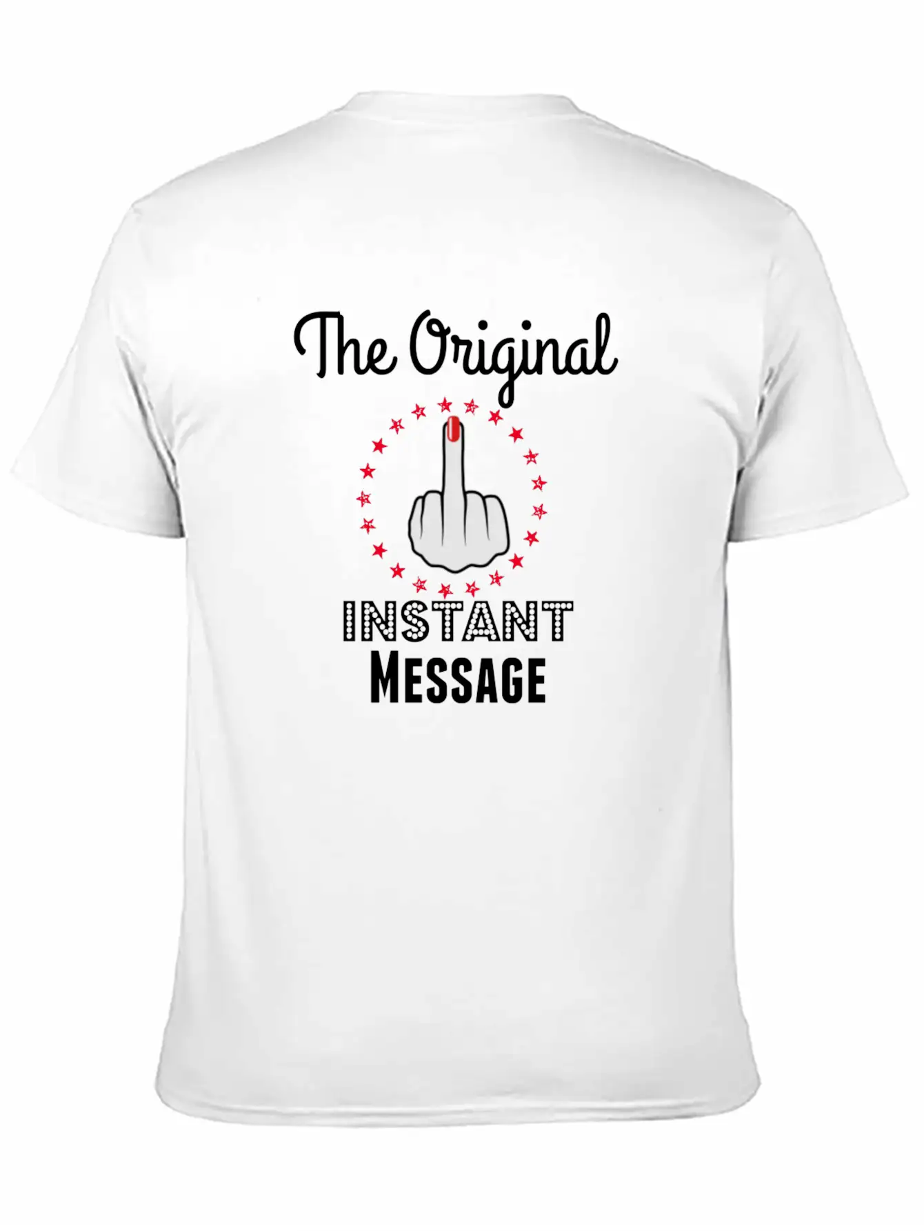 Original Instant Message Unisex Casual T-Shirt – Clean Design For Daily Comfort
