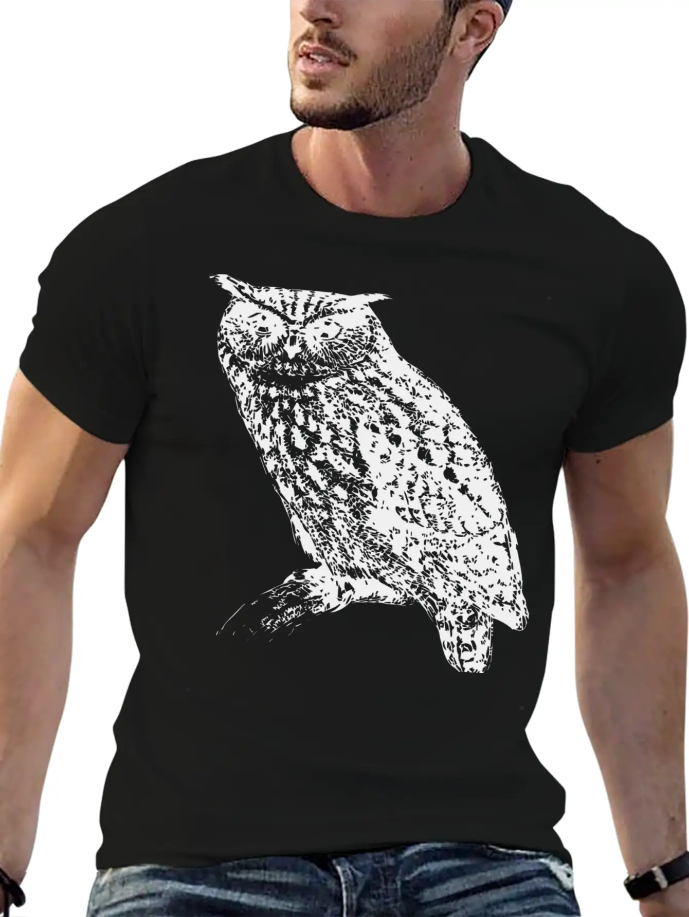 Owl Basic Graphic T-Shirt – Daily Comfort In Soft Cotton