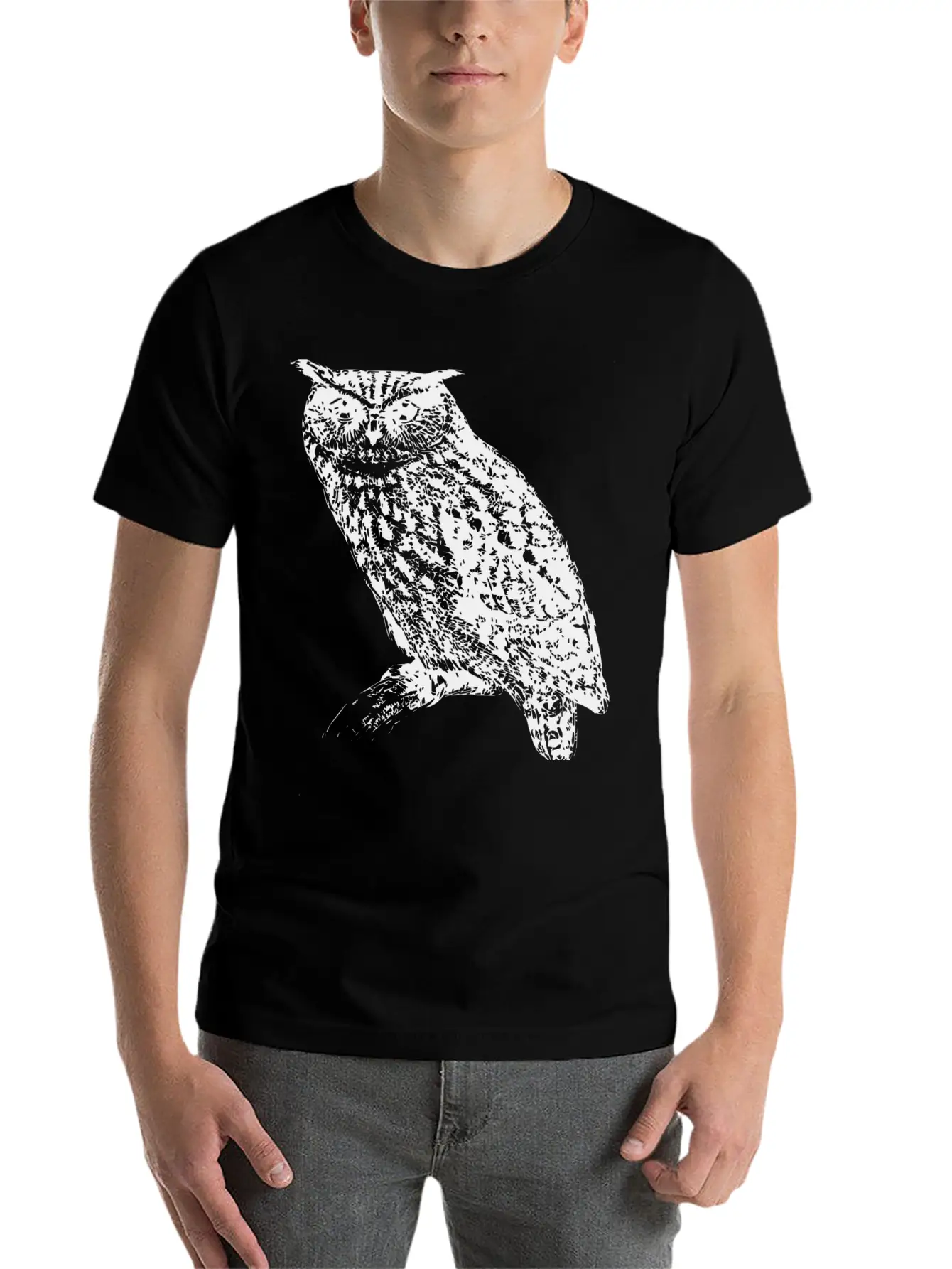 Owl Basic Graphic T-Shirt – Daily Comfort In Soft Cotton