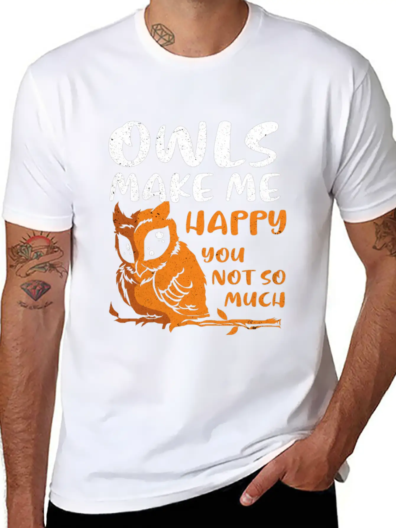Owl Casual Graphic T-Shirt – Simple And Comfortable Daily Wear