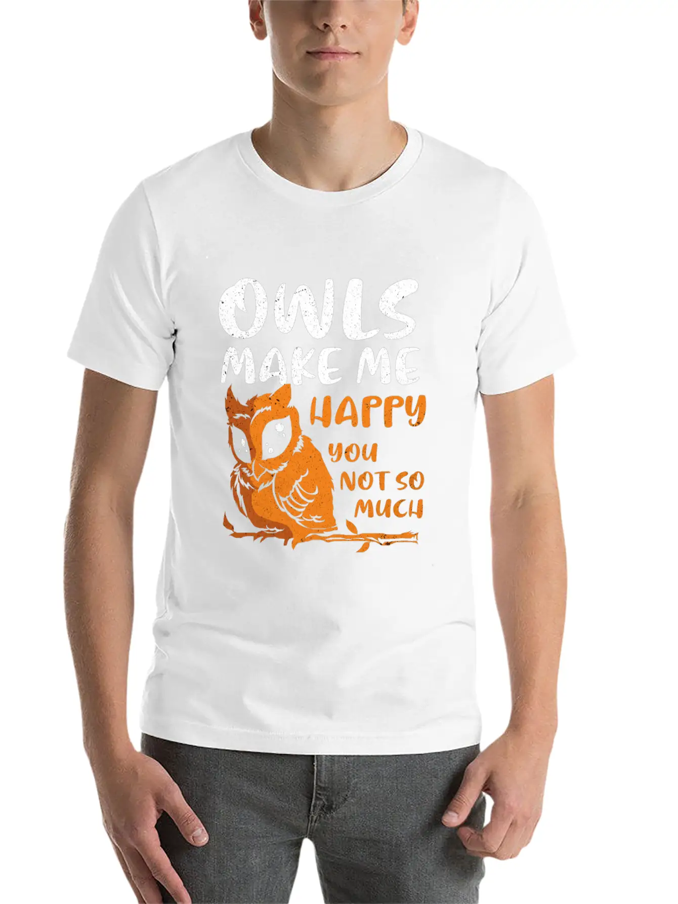 Owl Casual Graphic T-Shirt – Simple And Comfortable Daily Wear