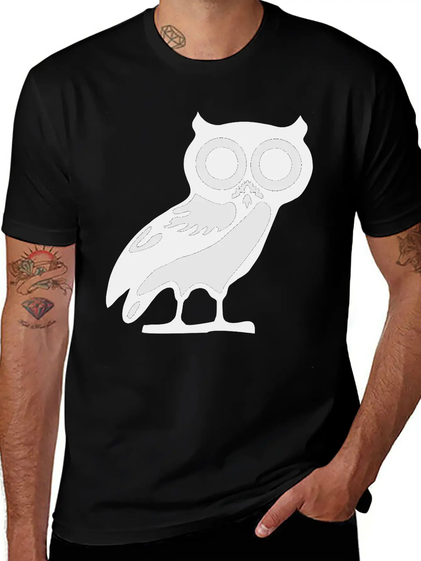 Owl Stylish Everyday T-Shirt – Unisex Basic Cotton Tee