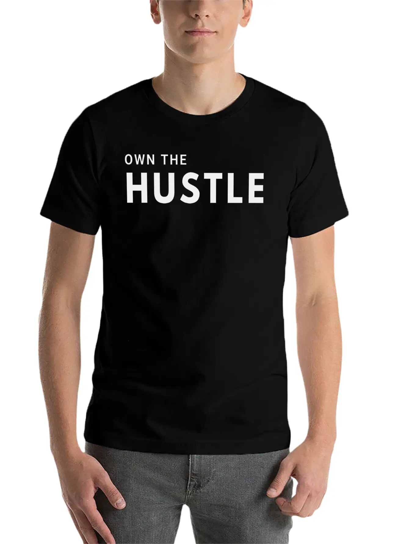 Own The Hustle Basic Graphic T-Shirt – Daily Comfort In Soft Cotton