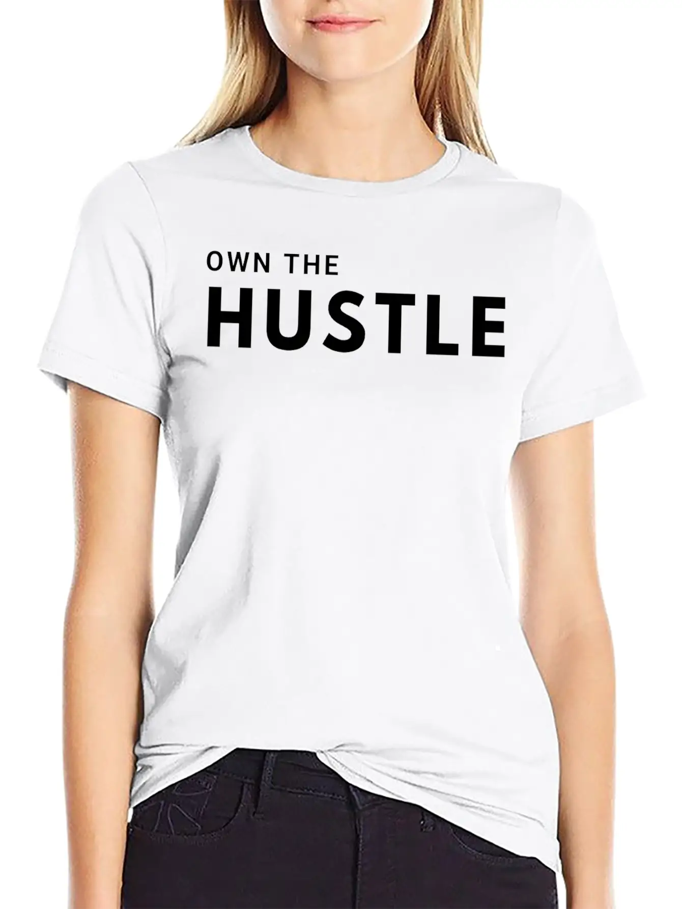 Own The Hustle Basic Graphic T-Shirt – Daily Comfort In Soft Cotton