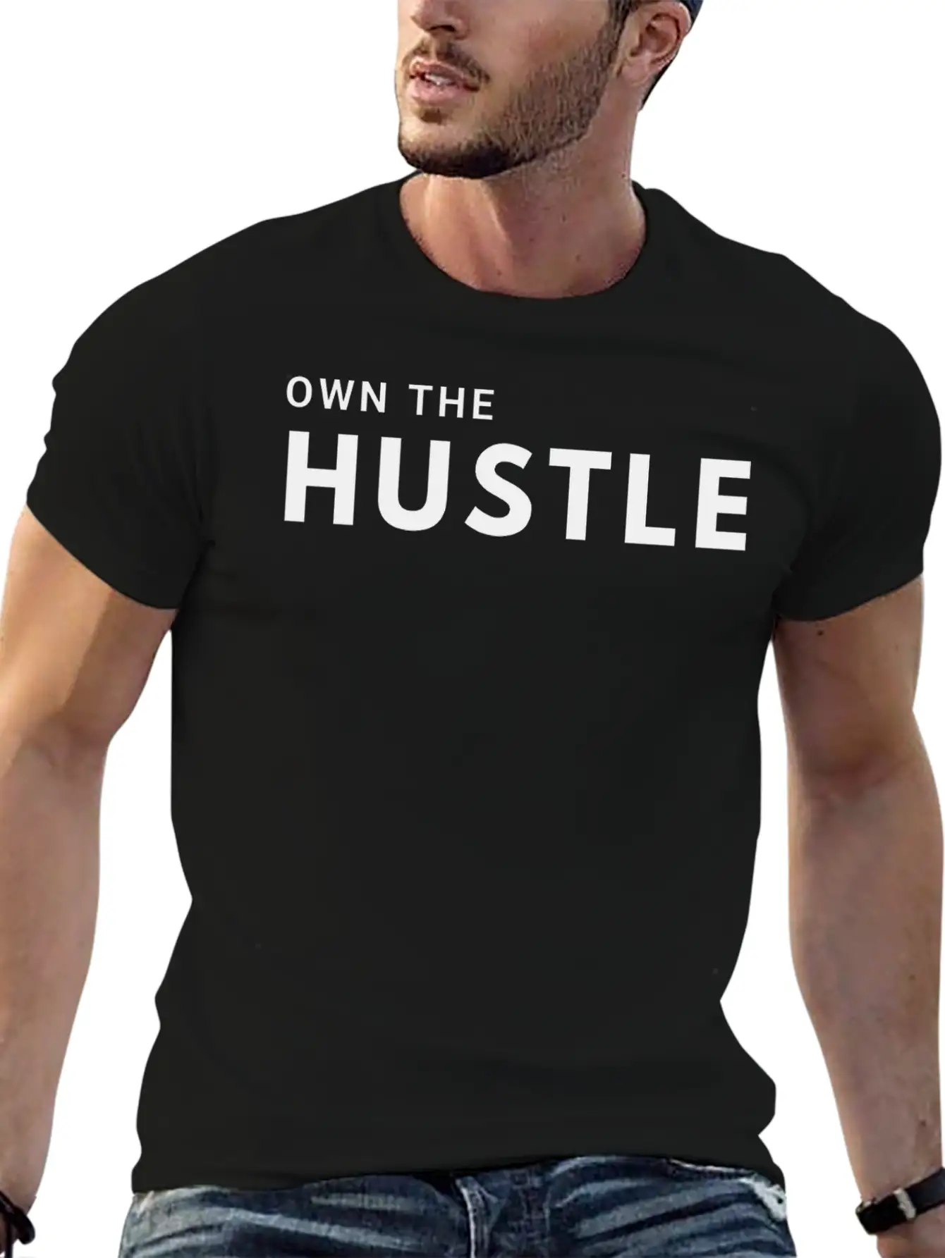 Own The Hustle Basic Graphic T-Shirt – Daily Comfort In Soft Cotton