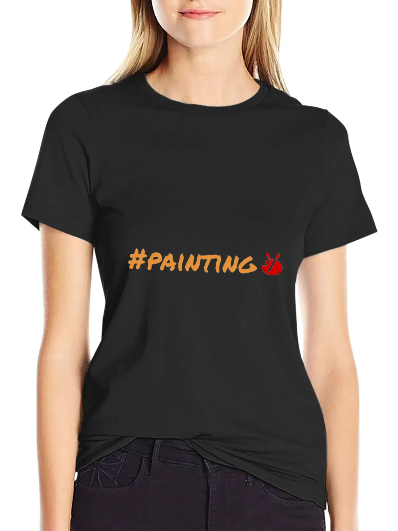Painting Stylish Everyday T-Shirt – Unisex Basic Cotton Tee