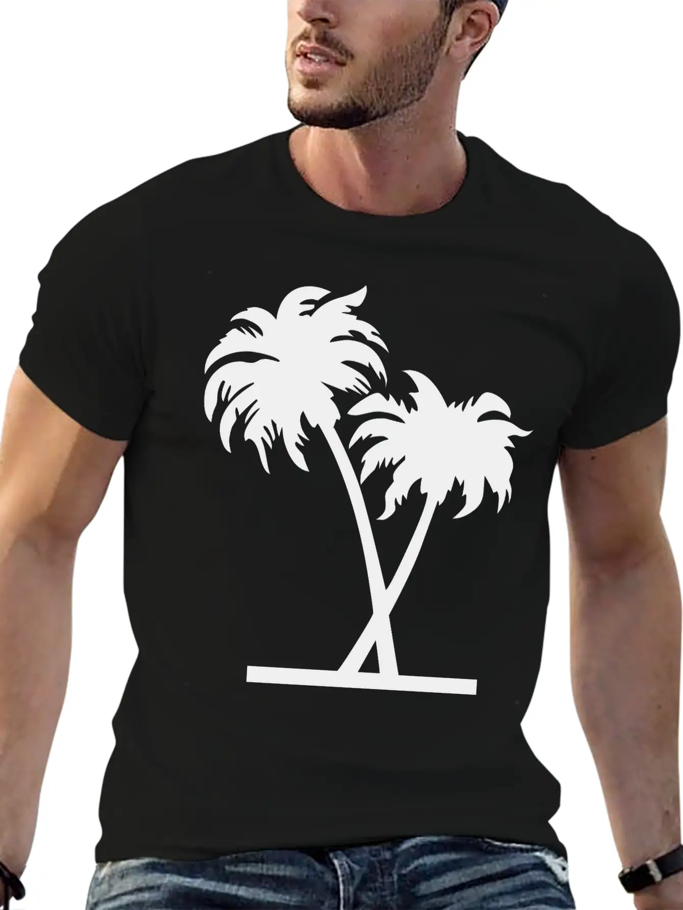 Palm - Palm Tree Stylish Everyday T-Shirt – Unisex Basic Cotton Tee