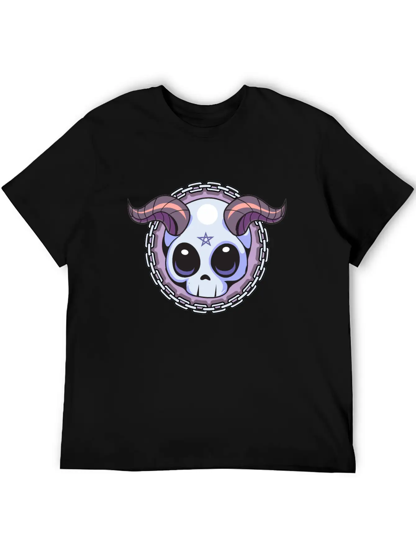 Pastel Goth Kawaii Skull Stylish Everyday T-Shirt – Unisex Basic Cotton Tee