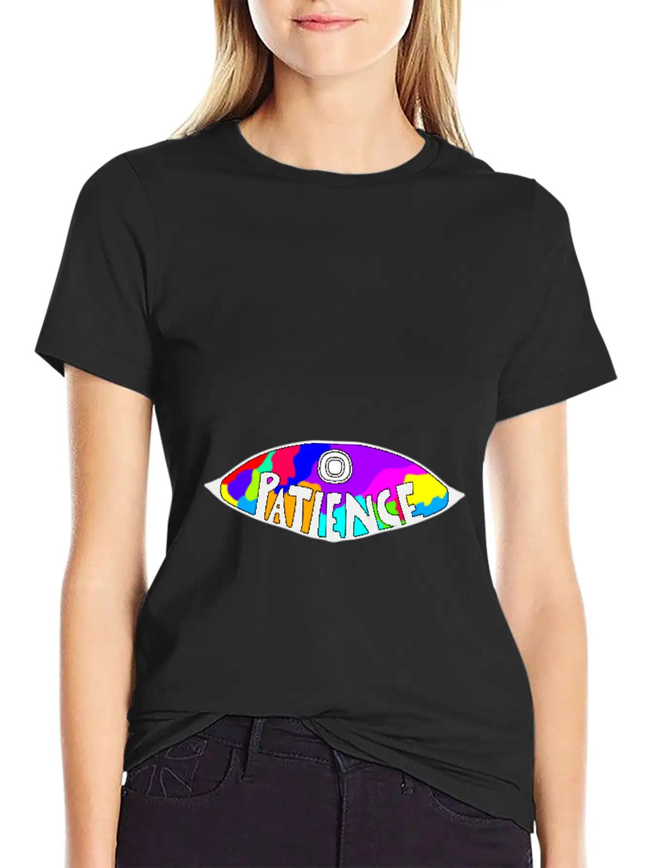 Patience Basic Graphic T-Shirt – Daily Comfort In Soft Cotton