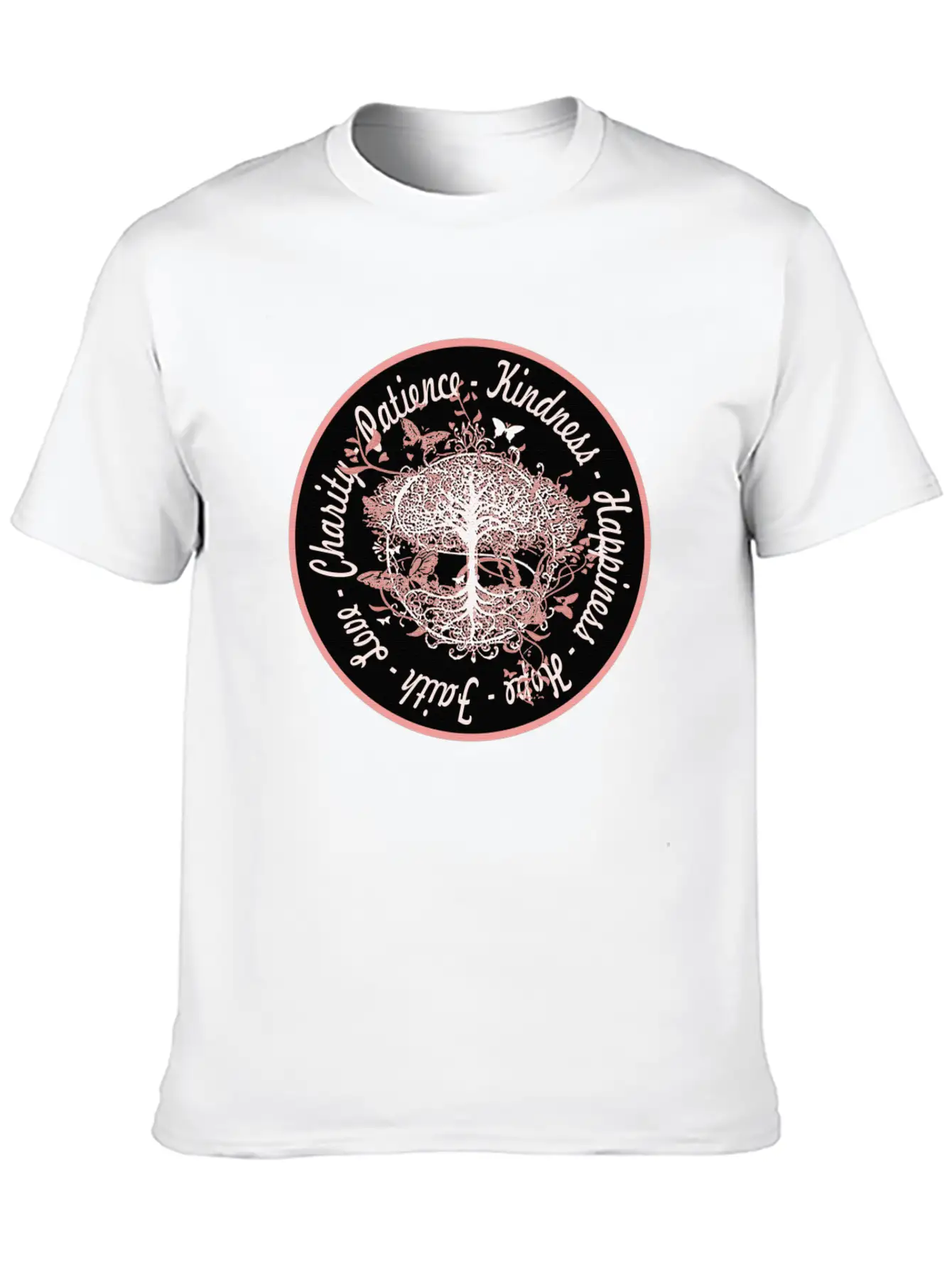 Patience & Kindness Basic Graphic T-Shirt – Daily Comfort In Soft Cotton