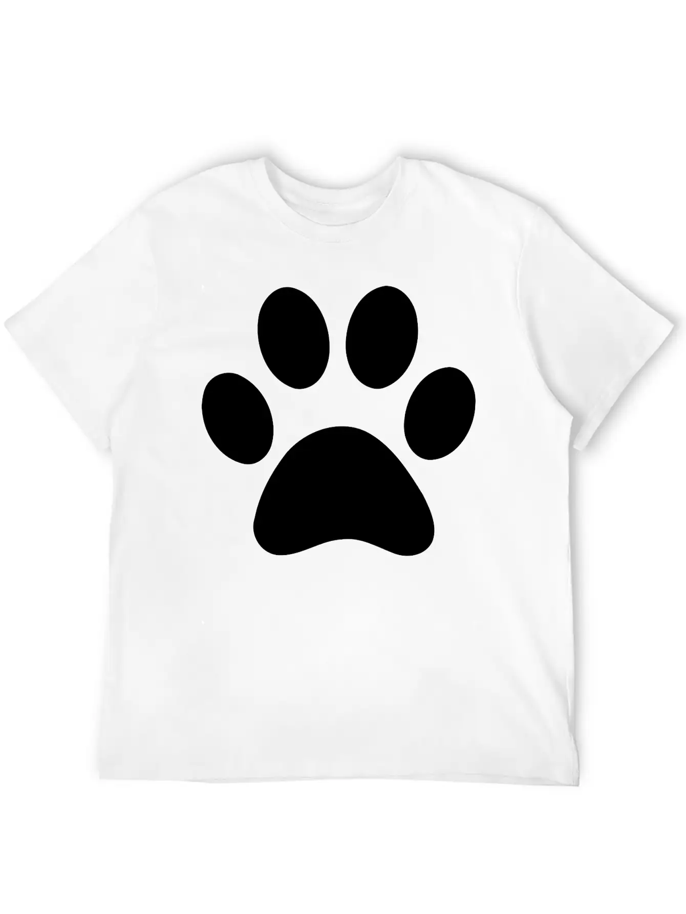 Paw Print Stylish Everyday T-Shirt – Unisex Basic Cotton Tee
