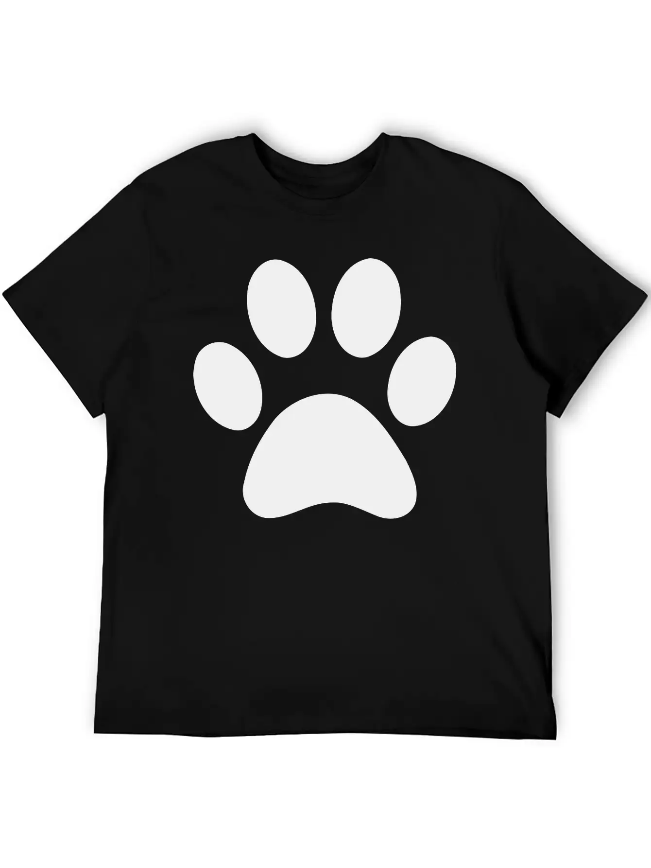 Paw Print Stylish Everyday T-Shirt – Unisex Basic Cotton Tee