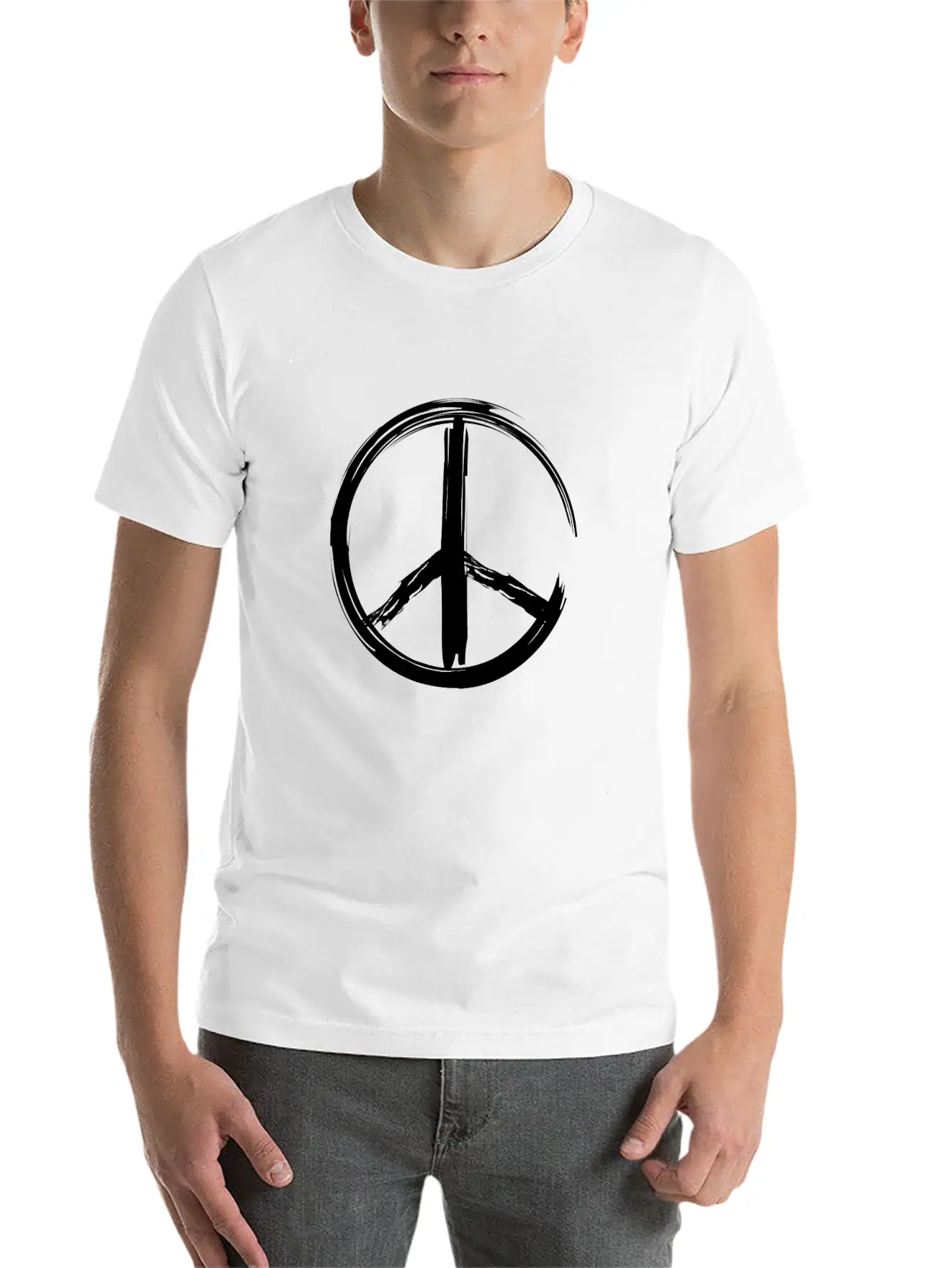 Peace Basic Graphic T-Shirt – Daily Comfort In Soft Cotton