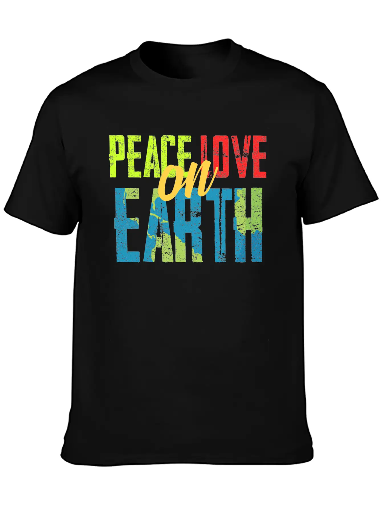 Peace, Peaceful, Love Essential Cotton Tee For Daily Outfits – Unisex Style