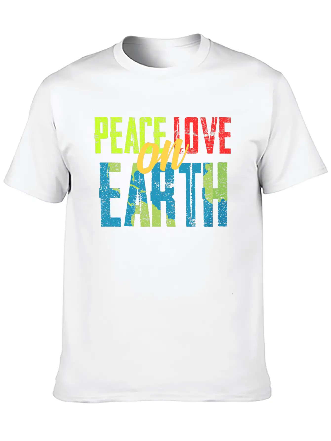 Peace, Peaceful, Love Essential Cotton Tee For Daily Outfits – Unisex Style