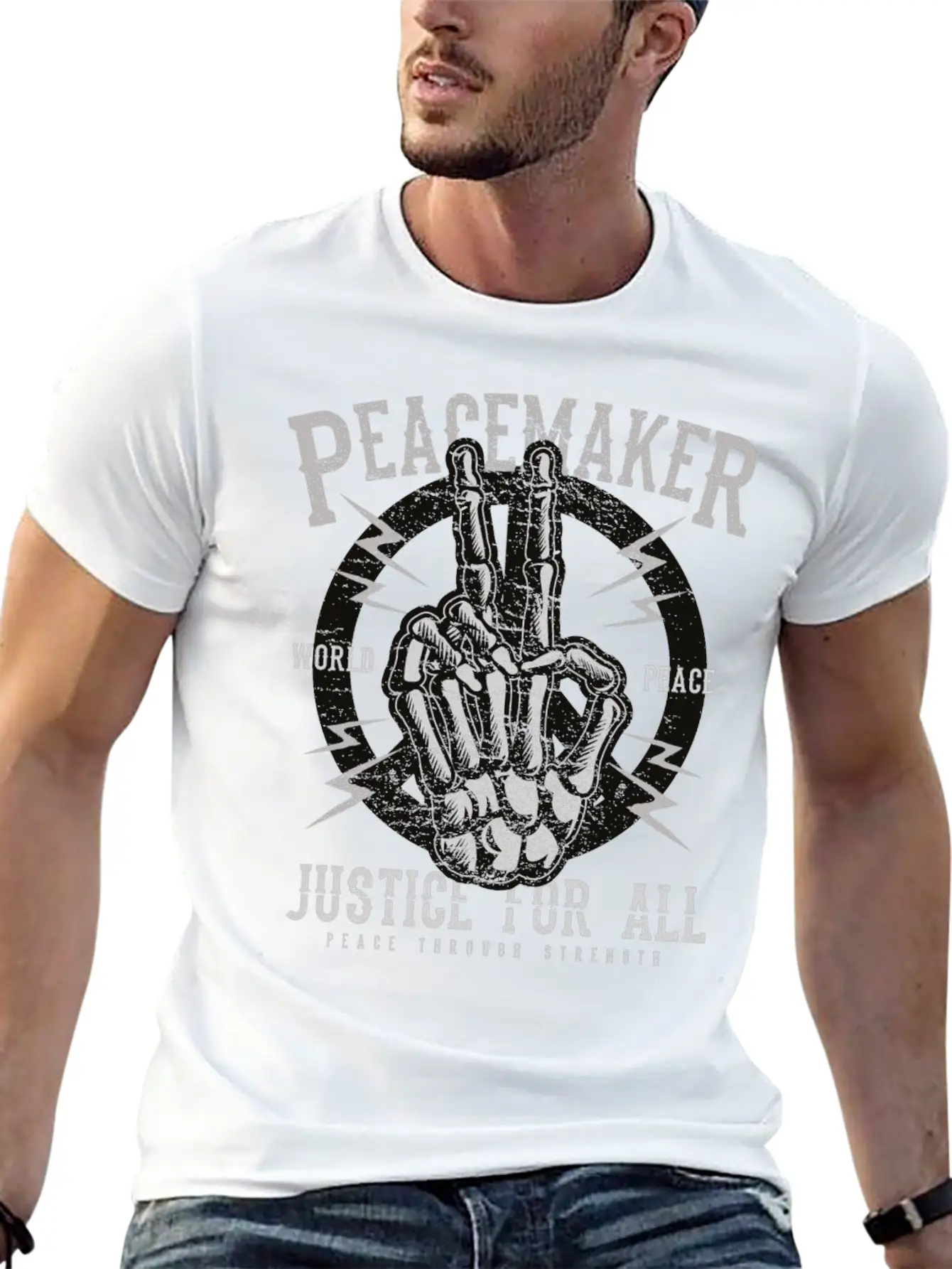 Peacemaker Basic Graphic T-Shirt – Daily Comfort In Soft Cotton