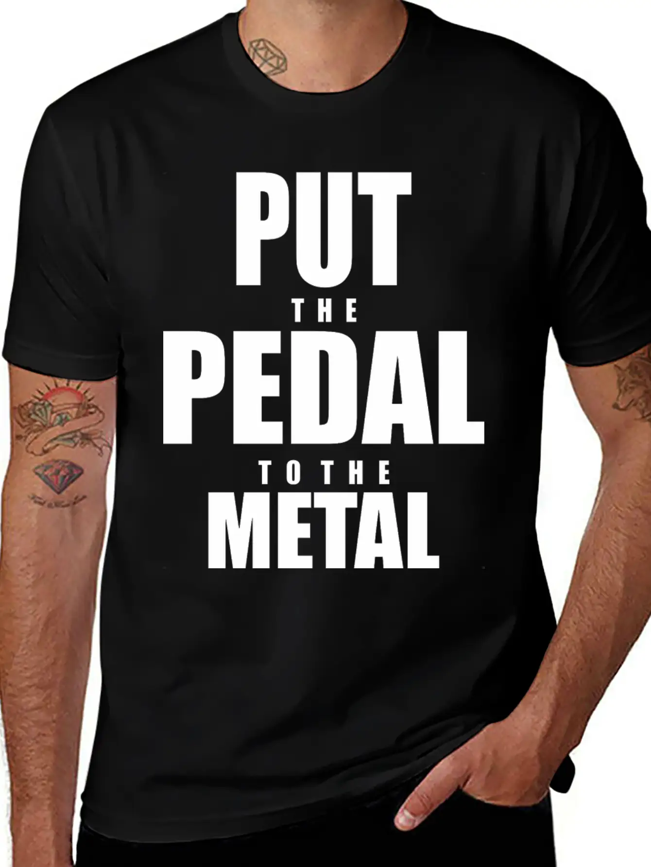 Pedal To The Metal Stylish Everyday T-Shirt – Unisex Basic Cotton Tee