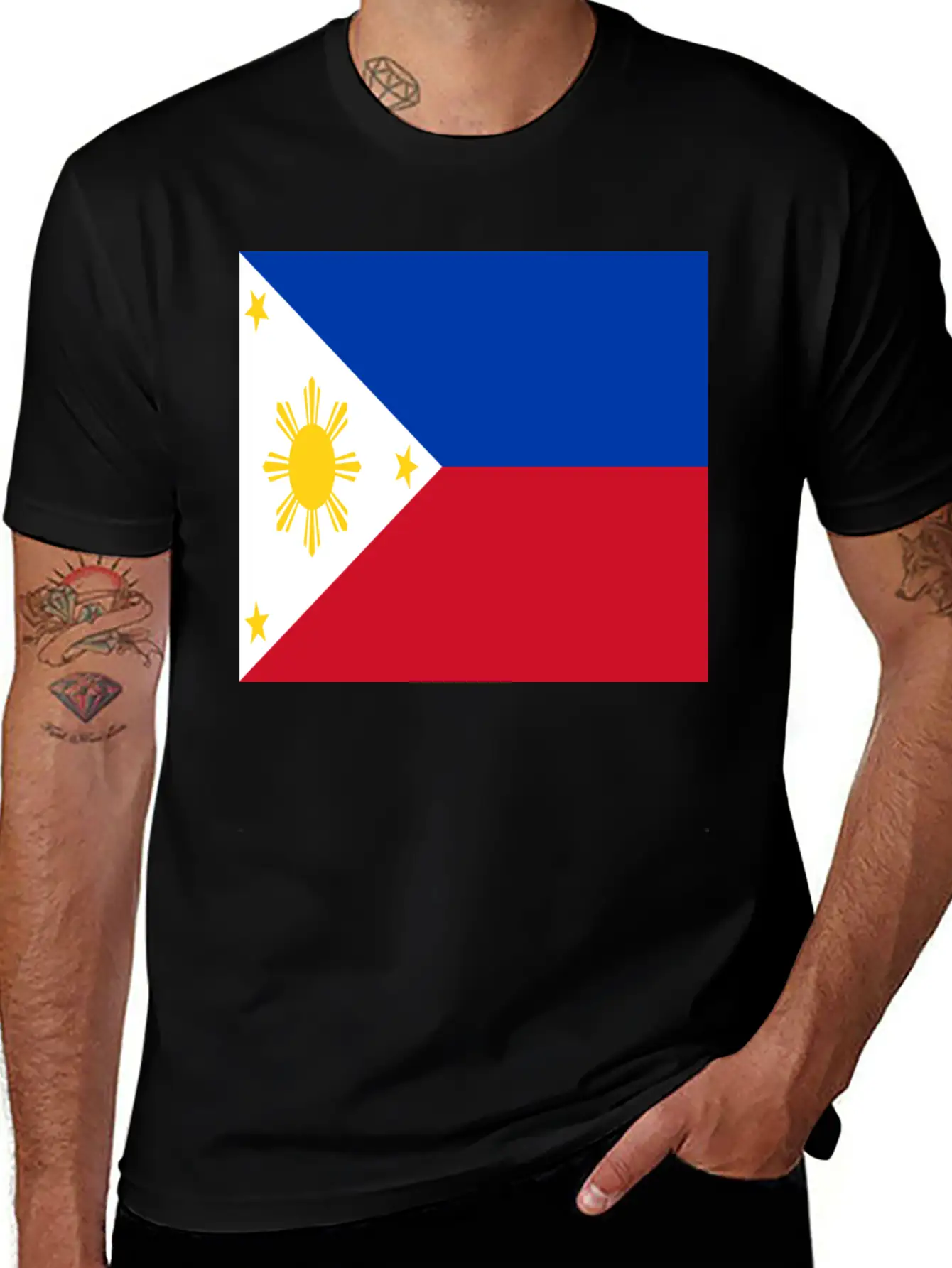 Philippines Flag Basic Graphic T-Shirt – Daily Comfort In Soft Cotton