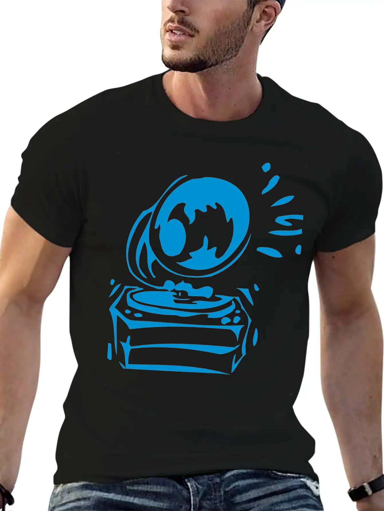Phonograph_2 Classic Cotton Tee – Unisex Comfort For Any Season