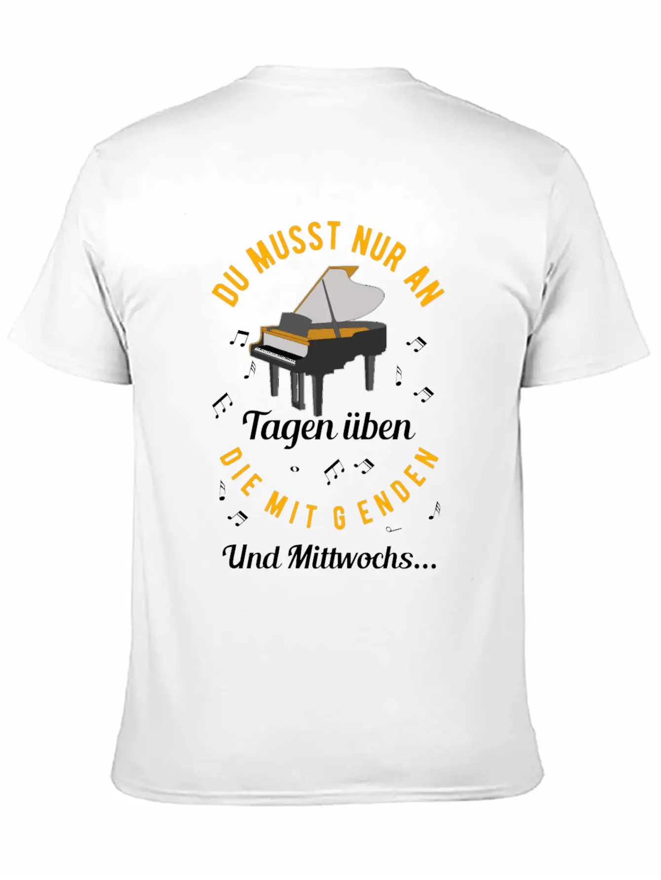 Piano Basic Graphic T-Shirt – Daily Comfort In Soft Cotton