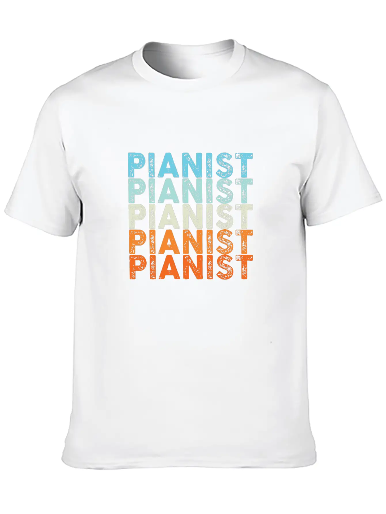 Piano Musician Instruments Music Lovers Gift Relaxed Everyday Tee – Lightweight And Durable Cotton