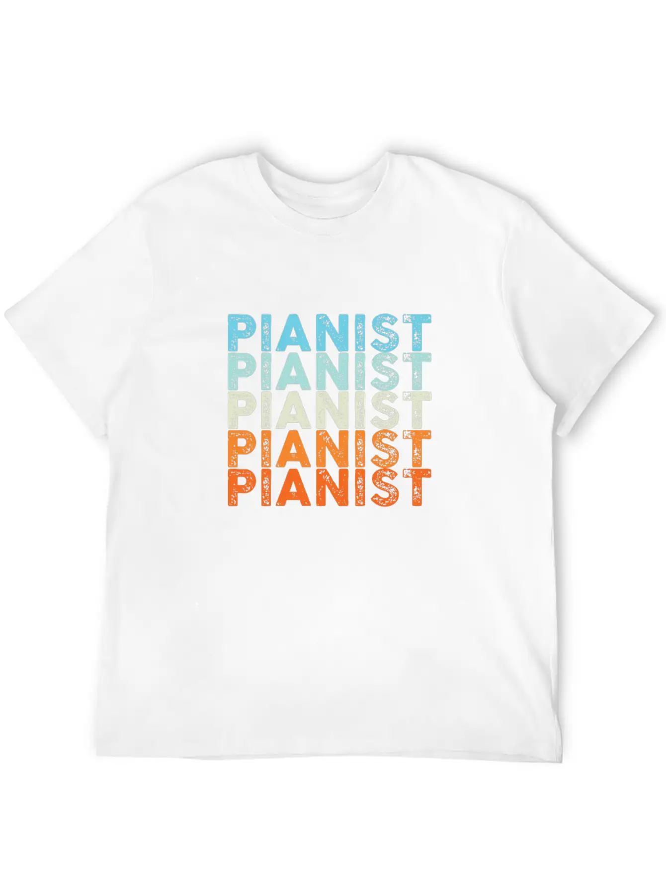 Piano Musician Instruments Music Lovers Gift Relaxed Everyday Tee – Lightweight And Durable Cotton