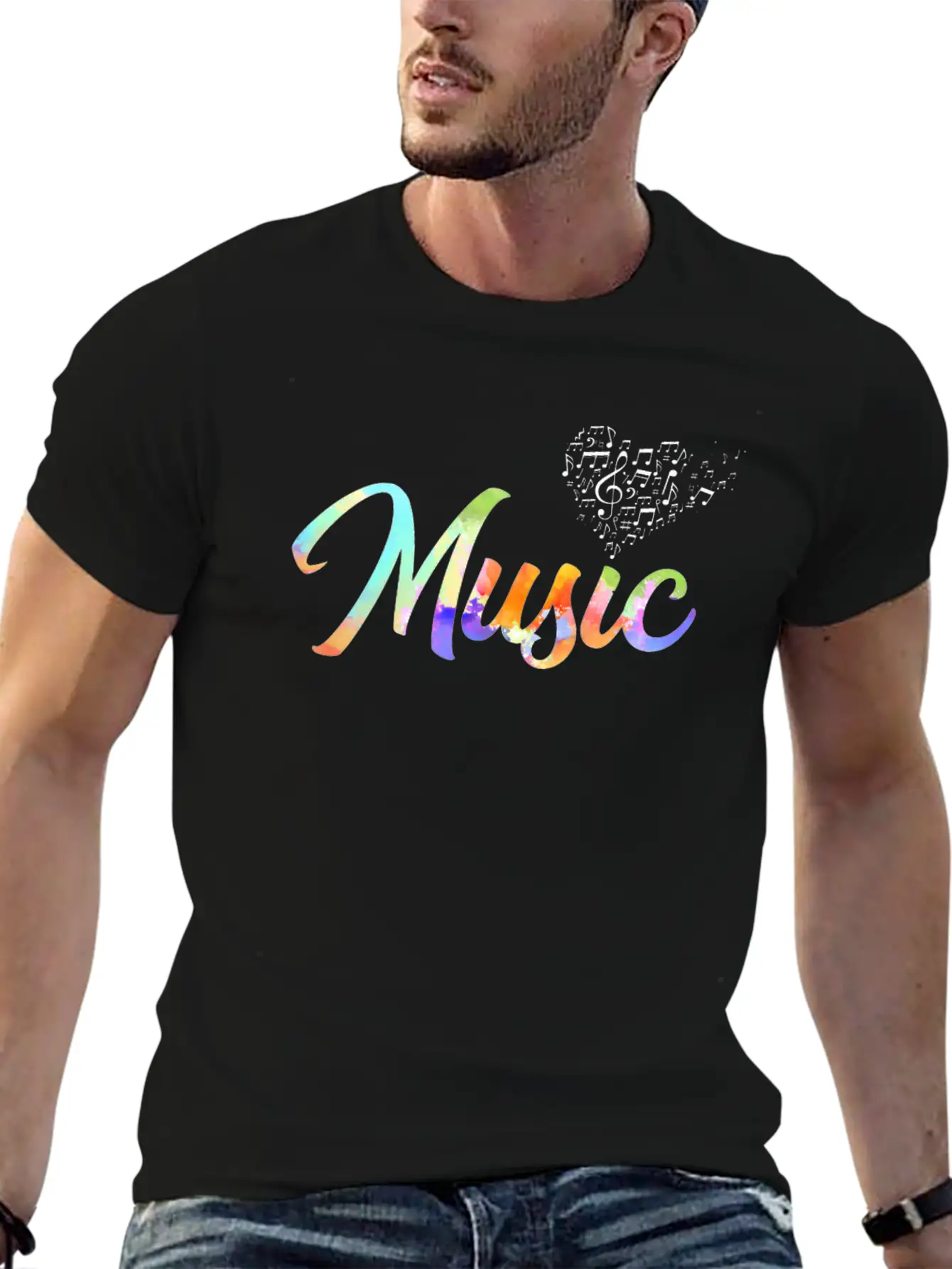 Piano Sheet Music Dear Piano Player Stylish Everyday T-Shirt – Unisex Basic Cotton Tee