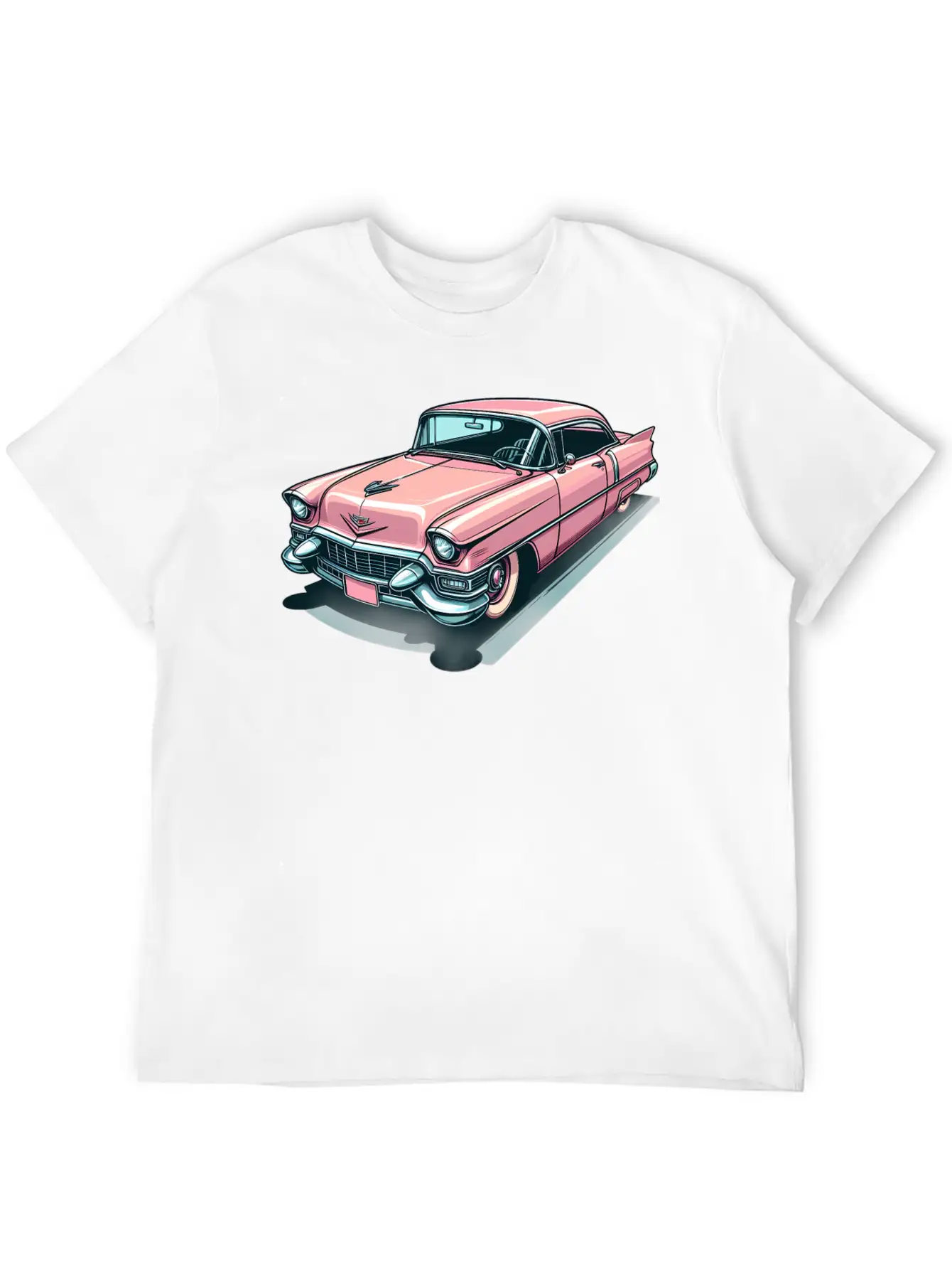 Pink Cadillac Basic Graphic T-Shirt – Daily Comfort In Soft Cotton