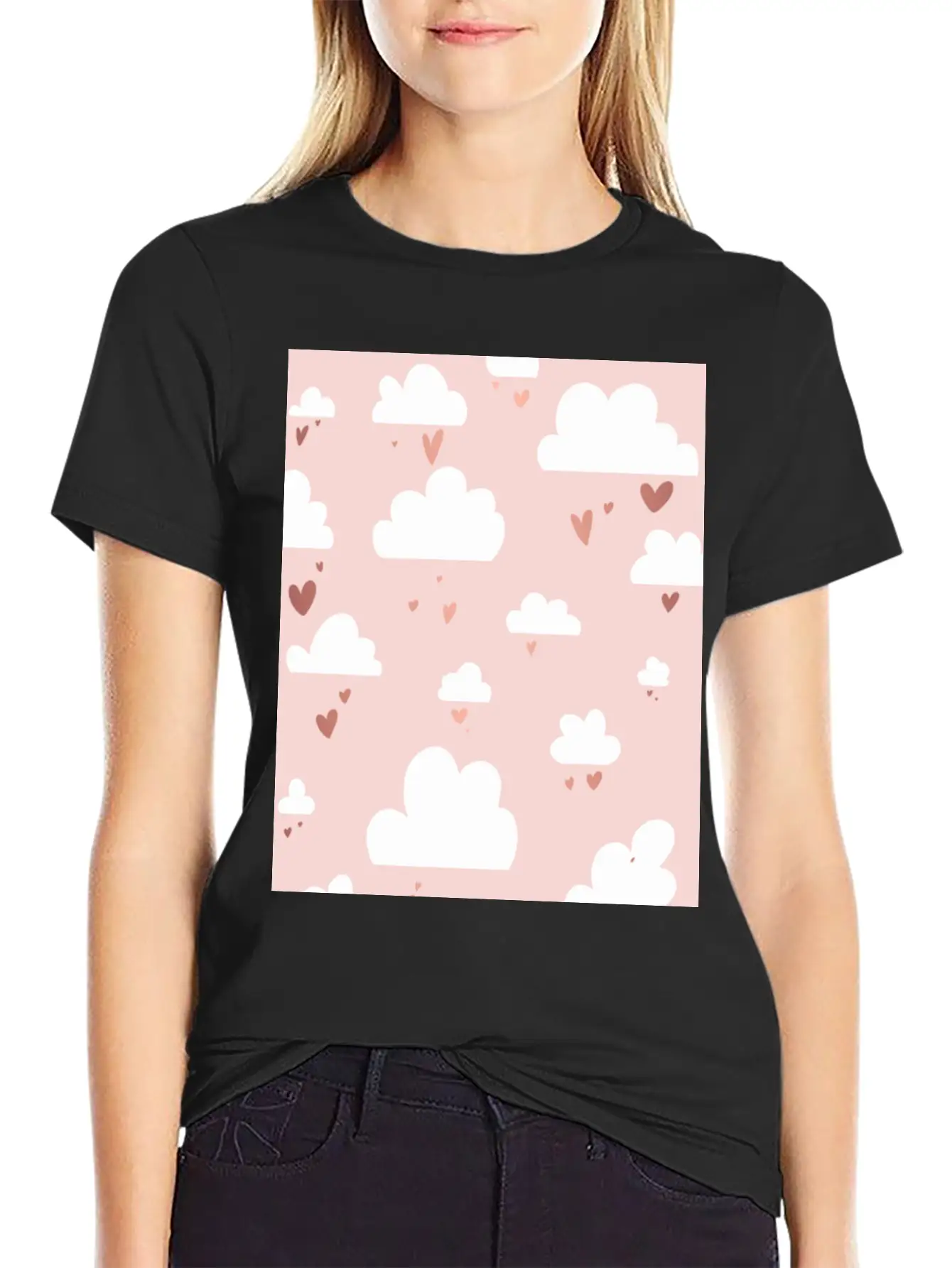 Pink Clouds / Pink Clouds Stylish Everyday T-Shirt – Unisex Basic Cotton Tee