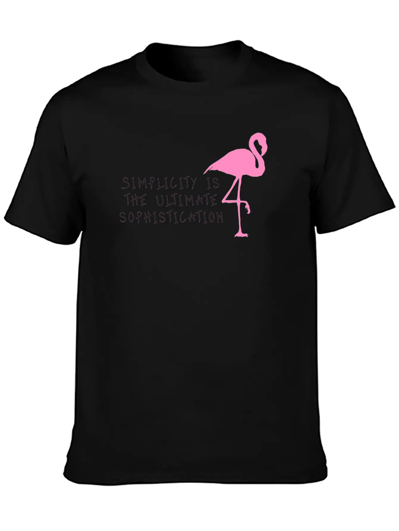 Pink Flamingo Stylish Everyday T-Shirt – Unisex Basic Cotton Tee