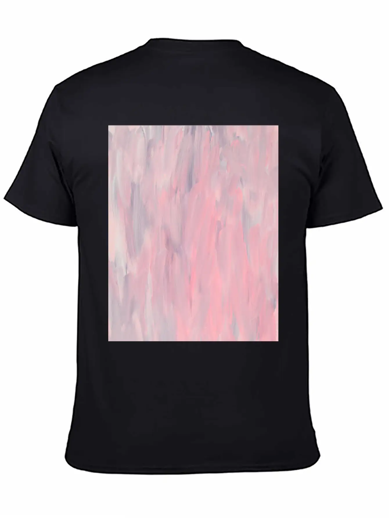 Pink Pastel Panting Simple Everyday Graphic Tee – Lightweight Summer Wear