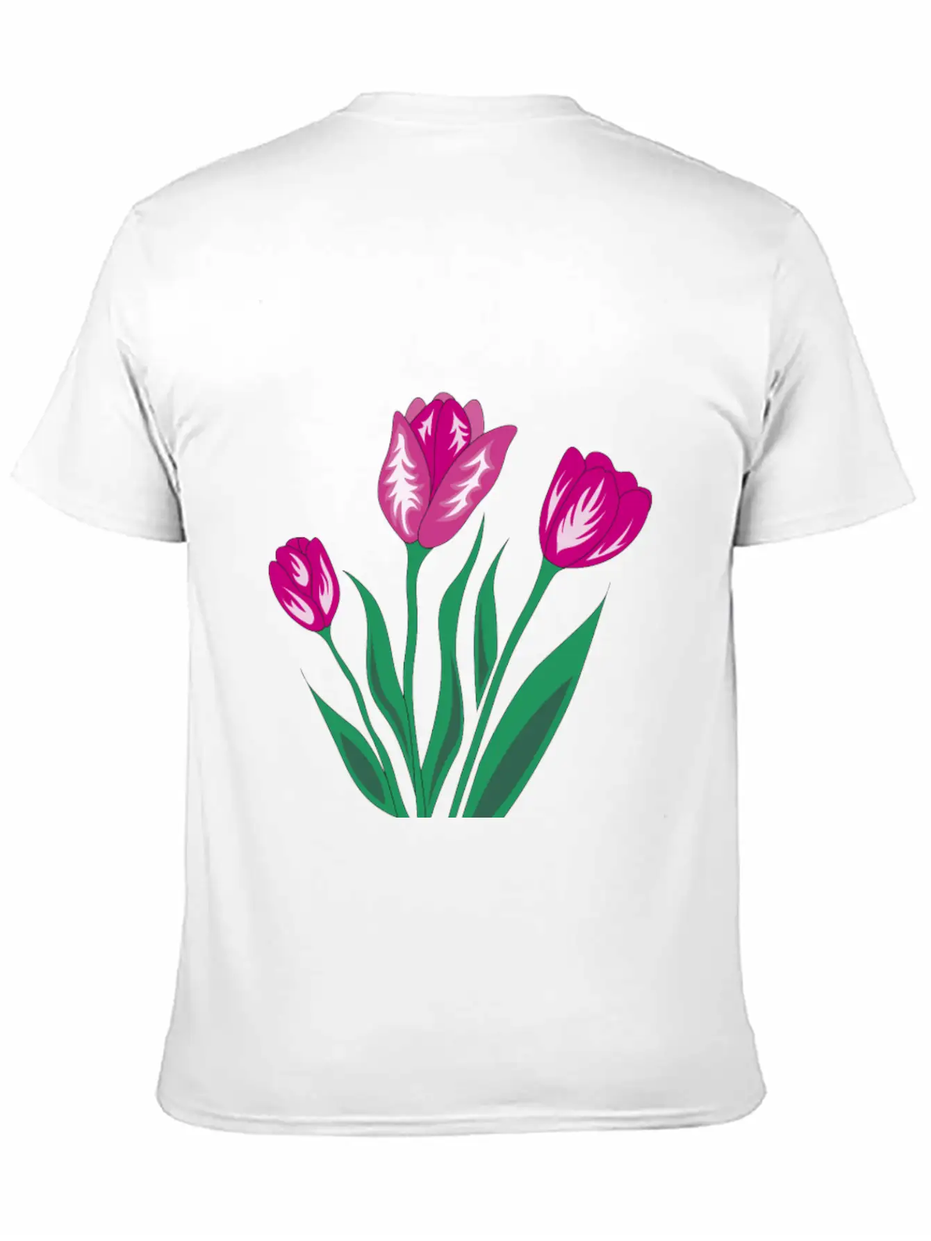 Pink Tulip Basic Graphic T-Shirt – Daily Comfort In Soft Cotton