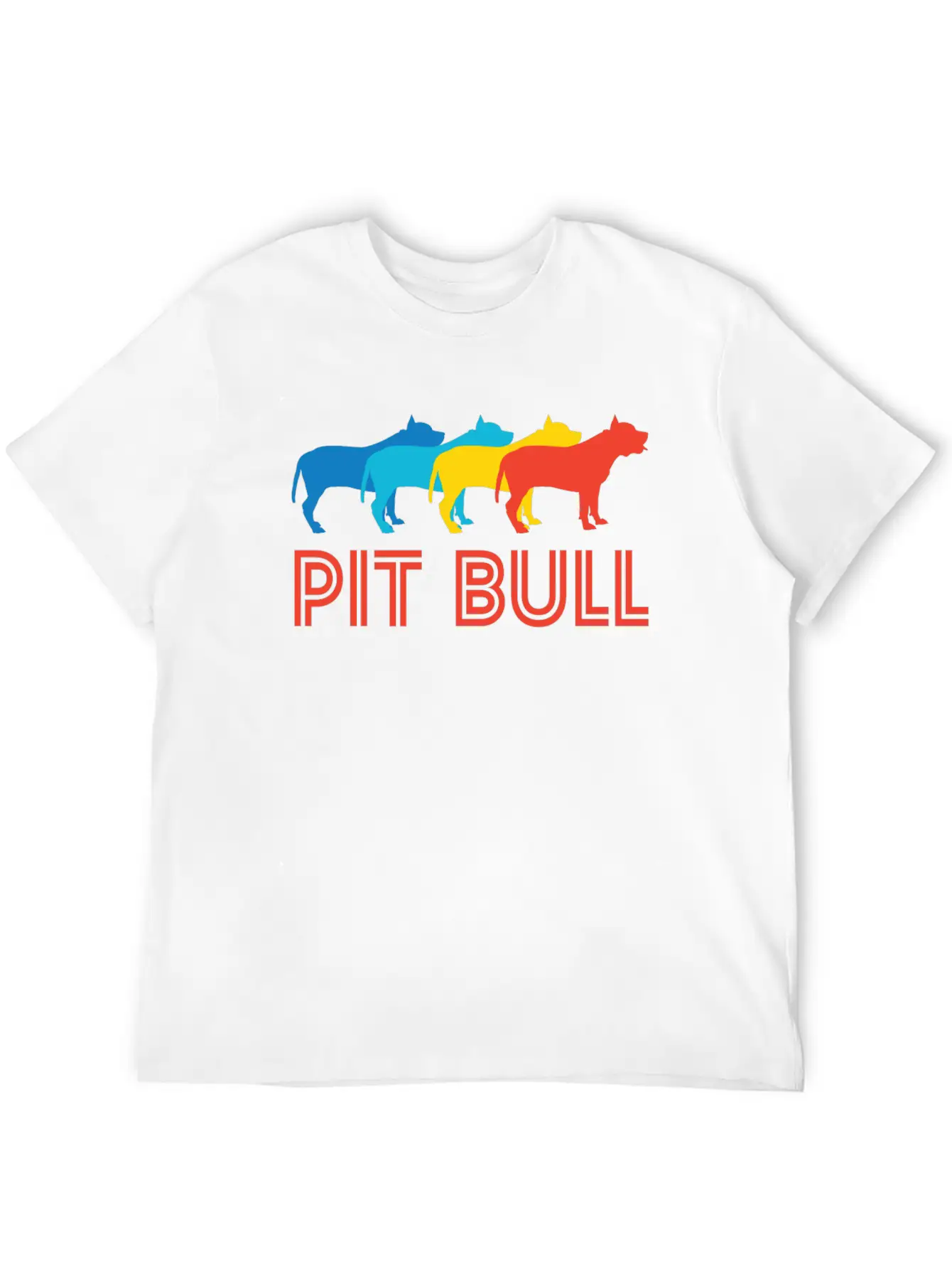 Pit Bull Pop Art Stylish Everyday T-Shirt – Unisex Basic Cotton Tee