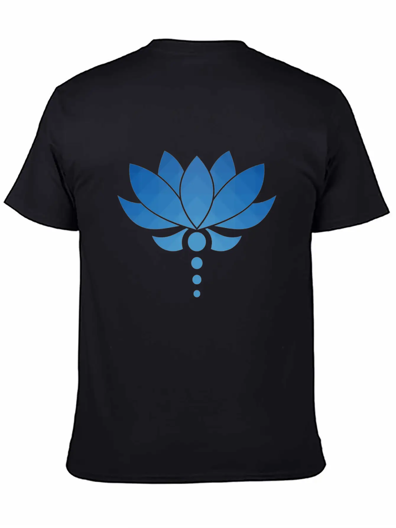Plant - Flower - Blossom - Lotus - Polygon Basic Graphic T-Shirt – Daily Comfort In Soft Cotton