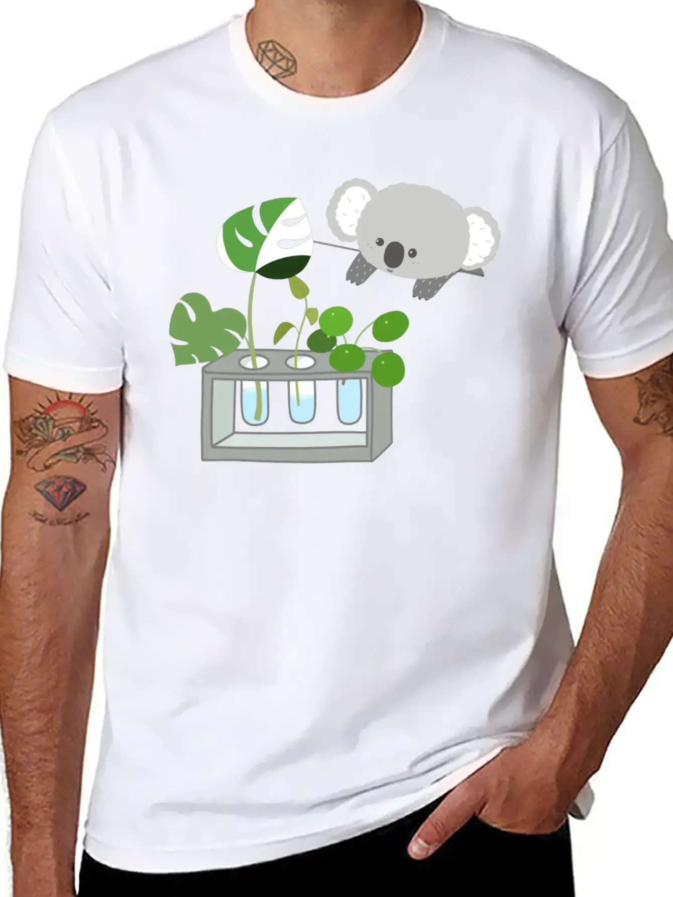 Plant Therapy Koala Ity Props Classic Cotton Tee – Unisex Comfort For Any Season