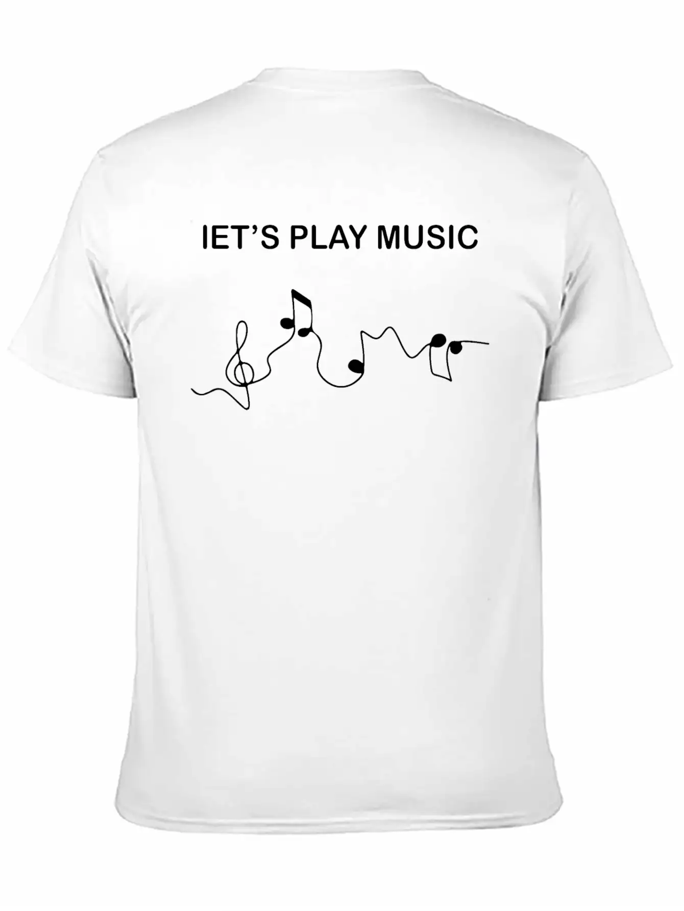 Play Music Stylish Everyday T-Shirt – Unisex Basic Cotton Tee