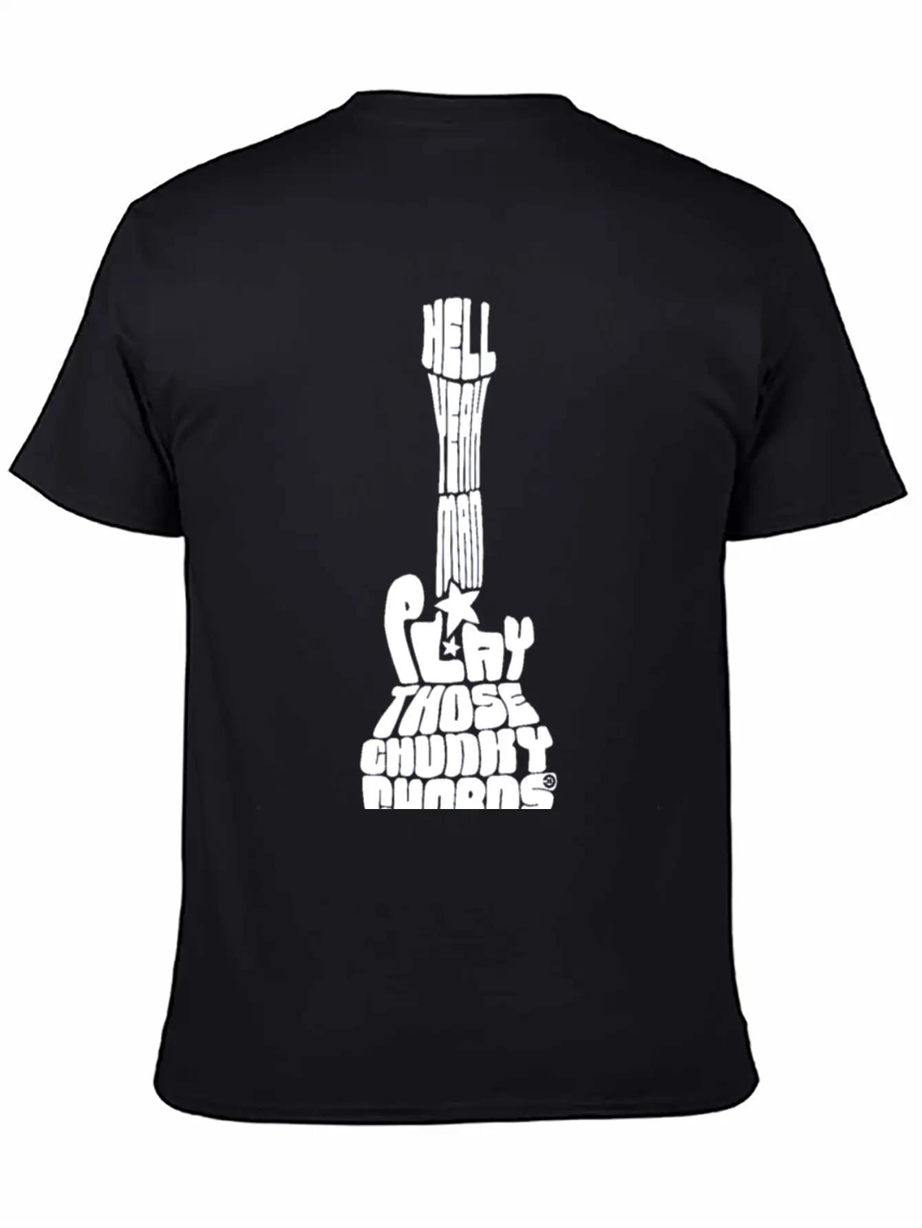 Play Those Chunky Chords White Relaxed Everyday Tee – Lightweight And Durable Cotton