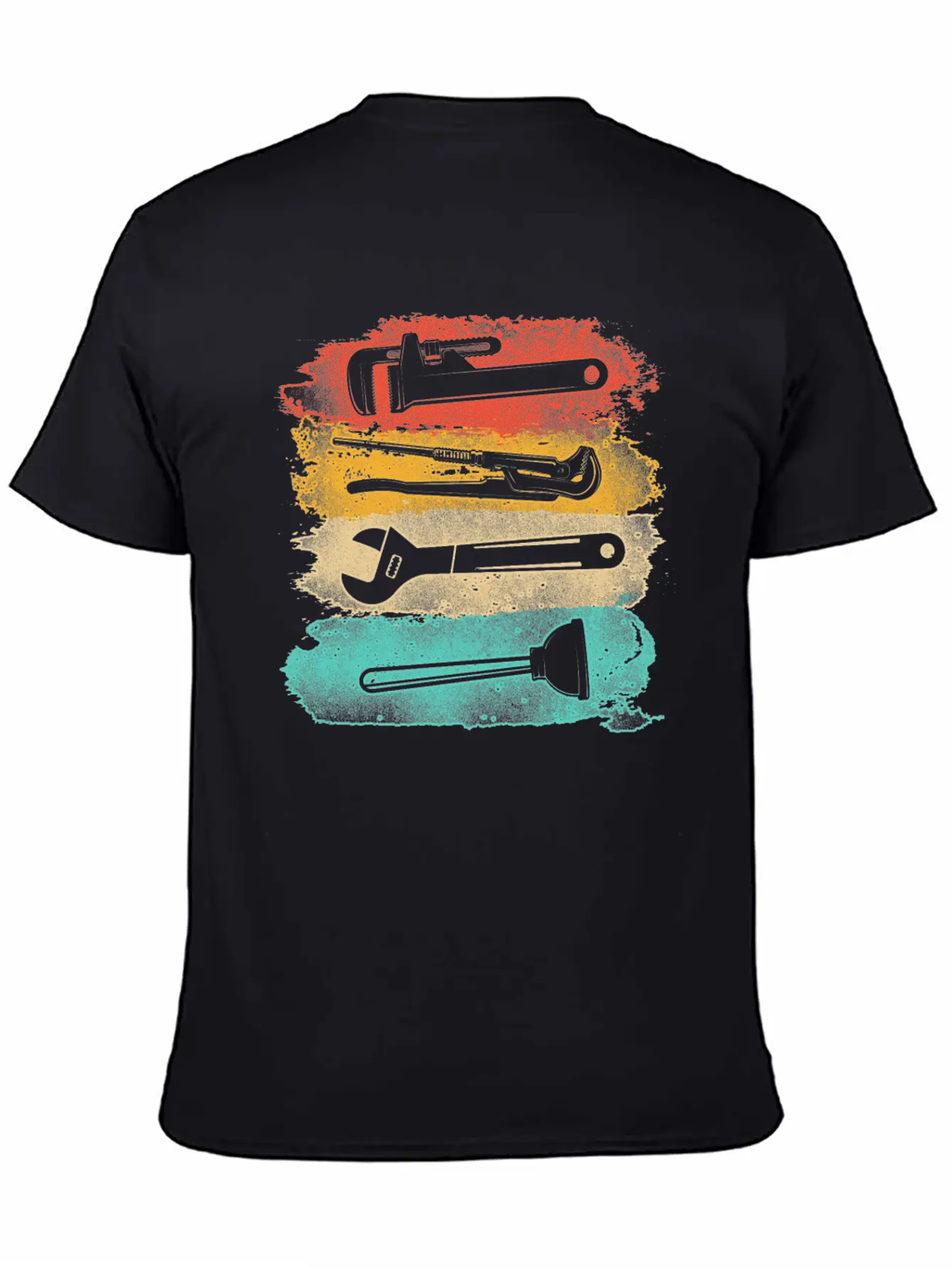Plumbing Plumber Tools Pipe Wrench Stylish Everyday T-Shirt – Unisex Basic Cotton Tee
