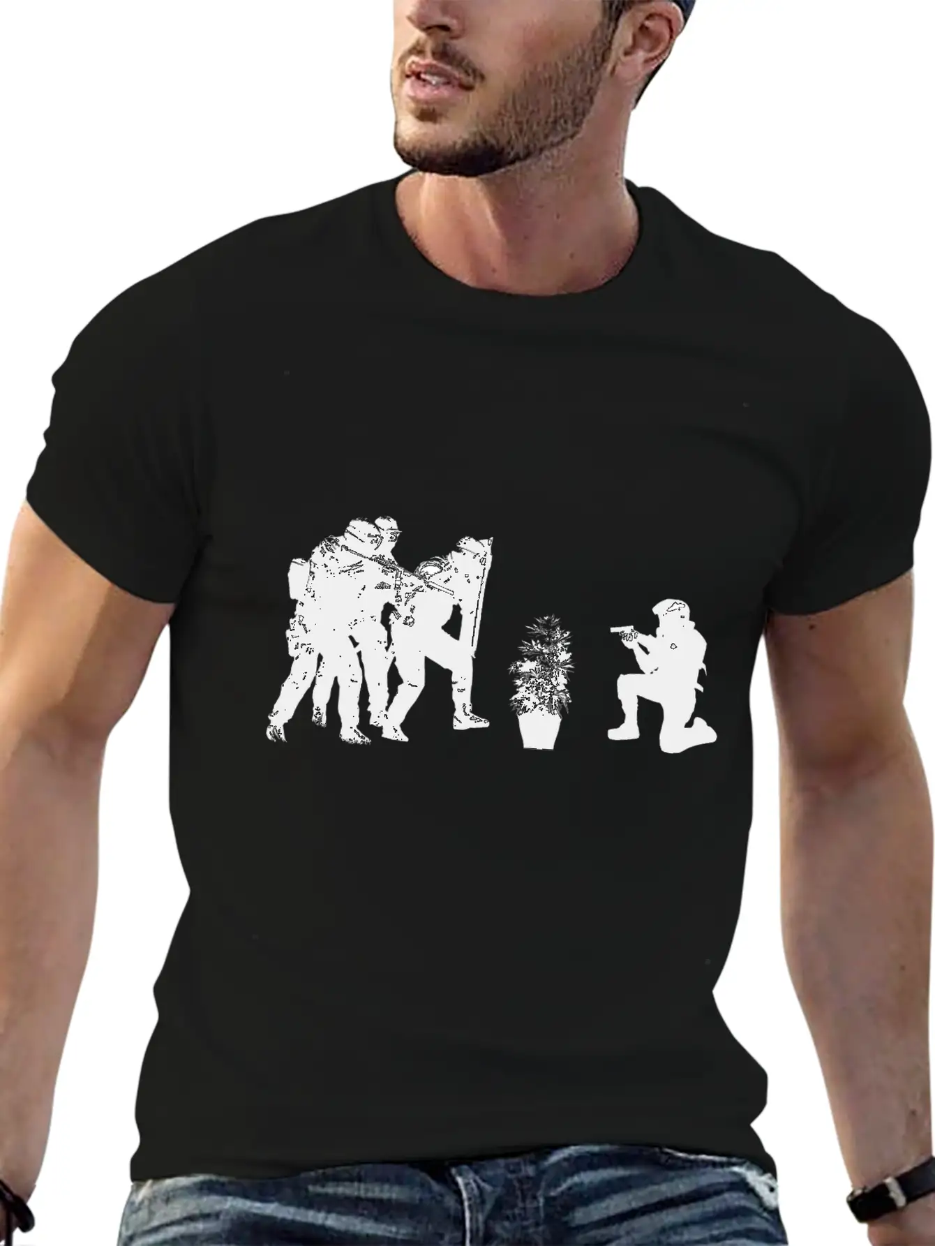 Police Brutality Coming Up Stylish Everyday T-Shirt – Unisex Basic Cotton Tee