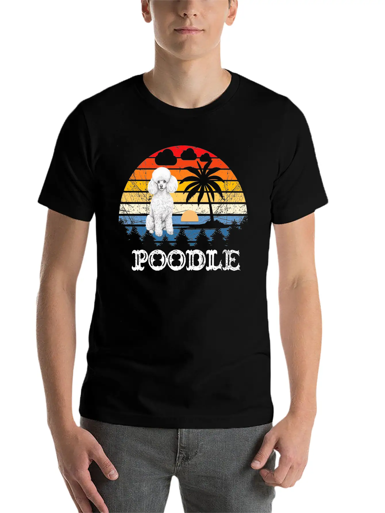 Poodle Stylish Everyday T-Shirt – Unisex Basic Cotton Tee